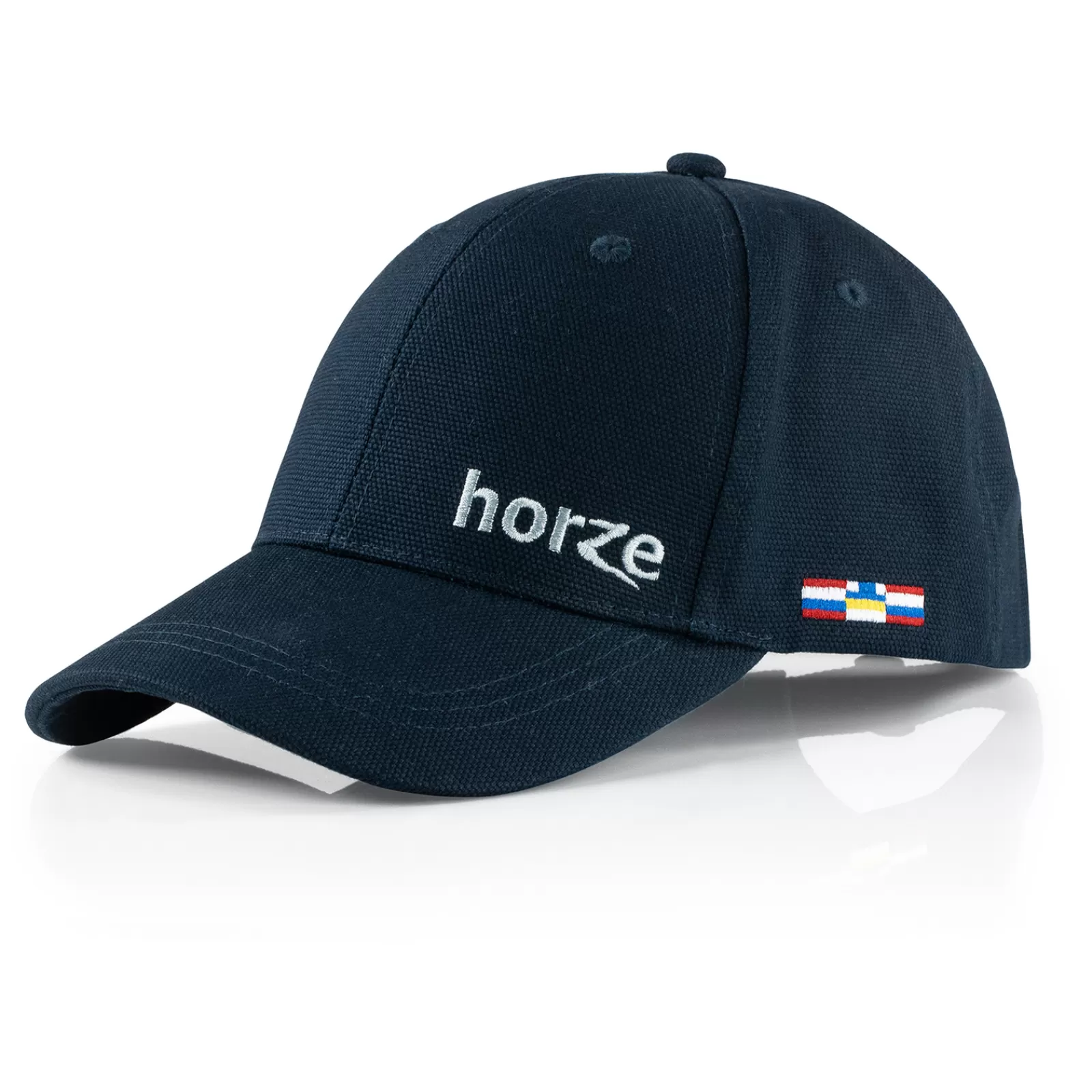 Caps & Headbands*horze Cap With Flag Logo Dark Navy