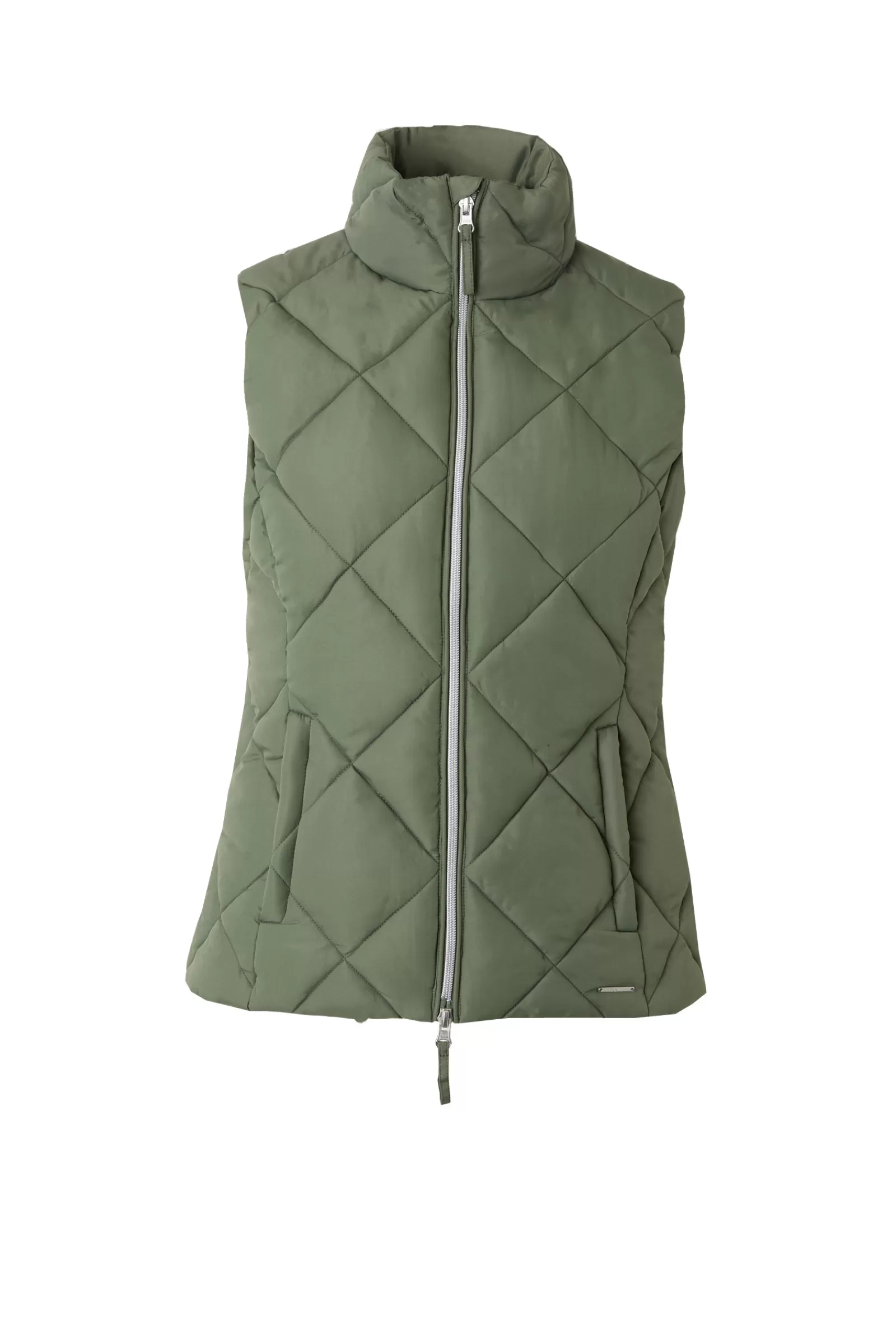 Coats & Jackets*horze Carola Women'S Padded Riding Riding Vest Beetle Khaki Green