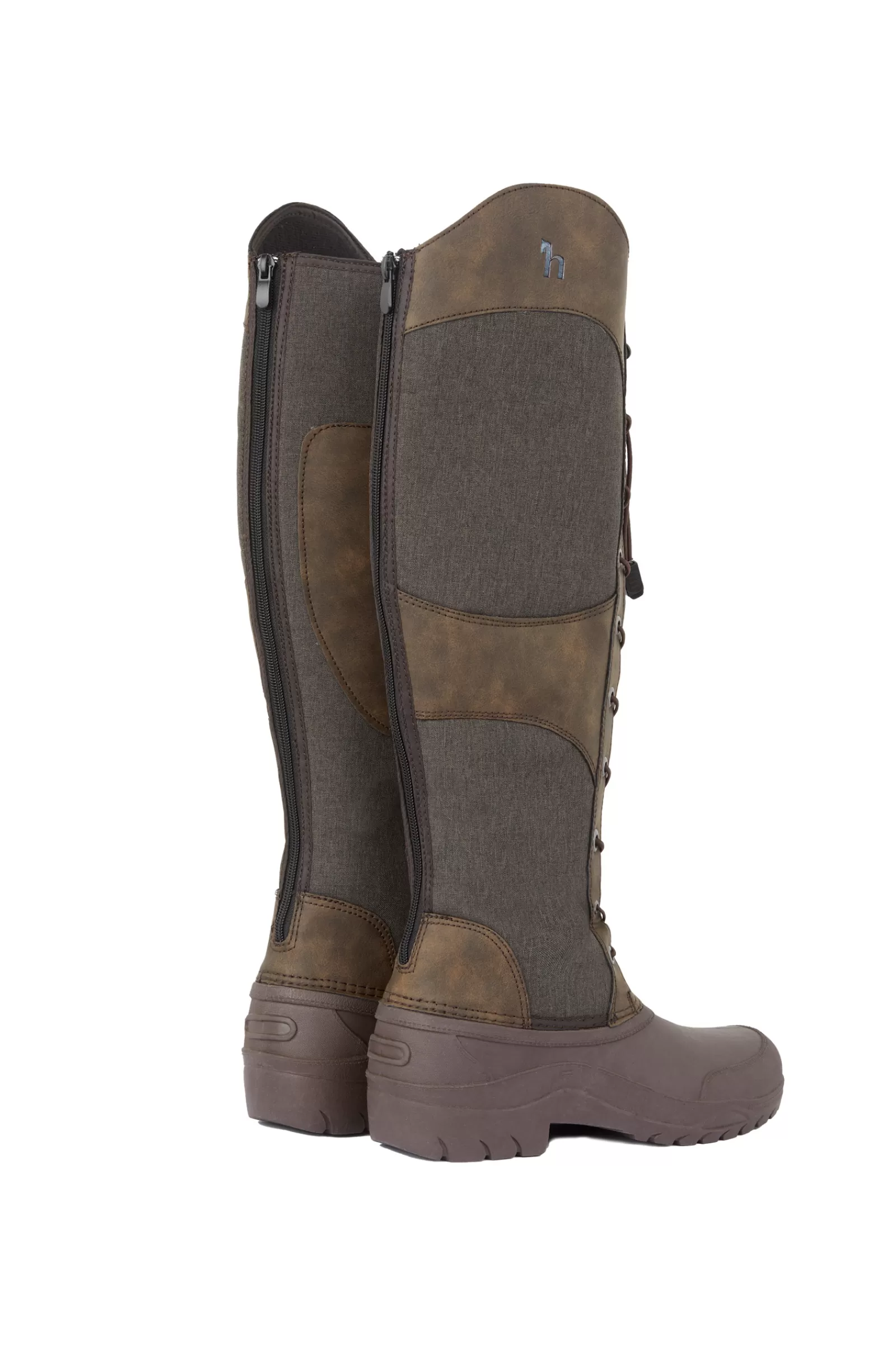 Riding Boots*horze Colorado Women'S Thermo Boots With Back Zipper Brown
