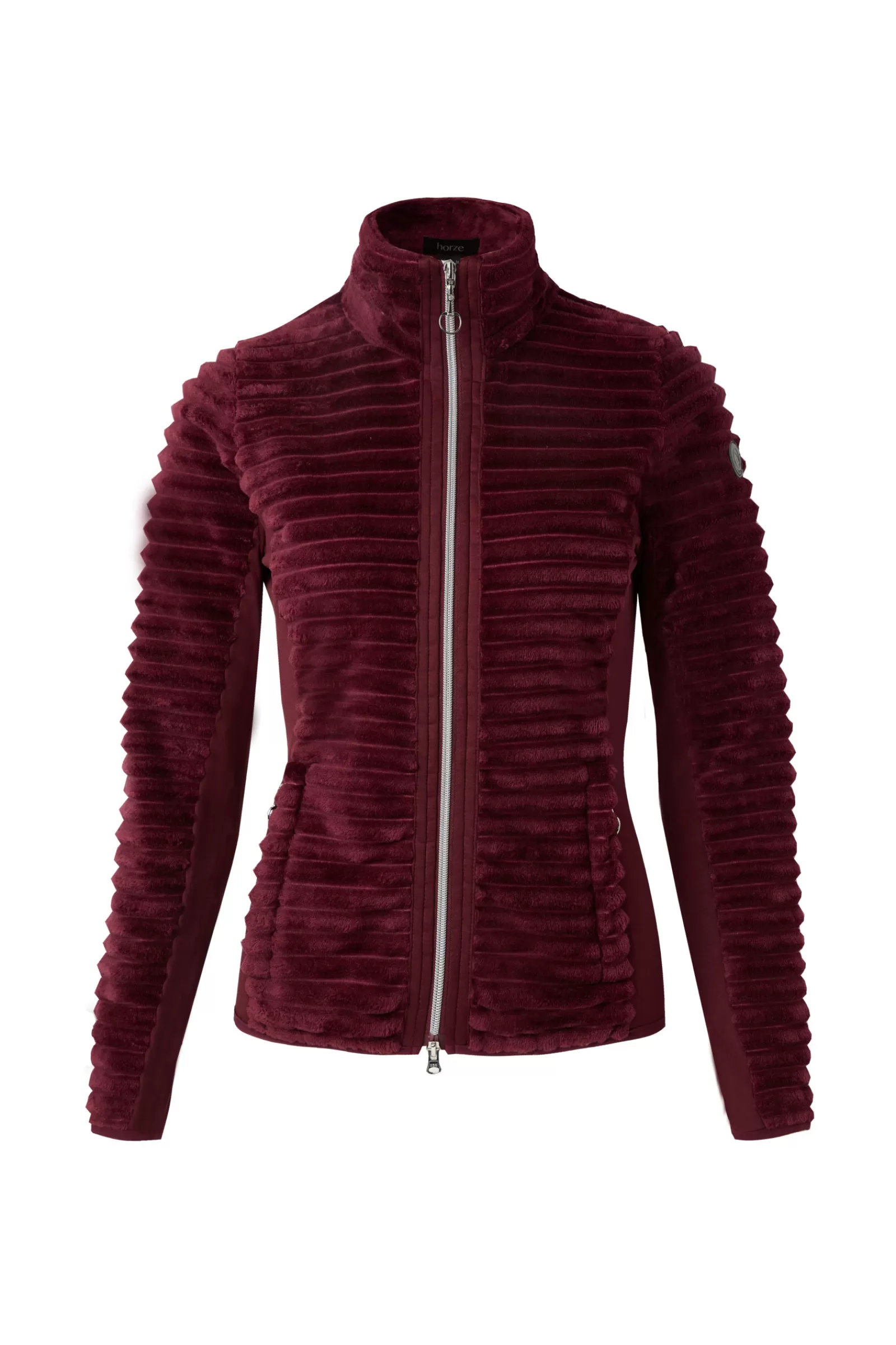 Riding Jumpers & Fleeces*horze Della Women'S Striped Fleece Riding Riding Jacket Port Royale