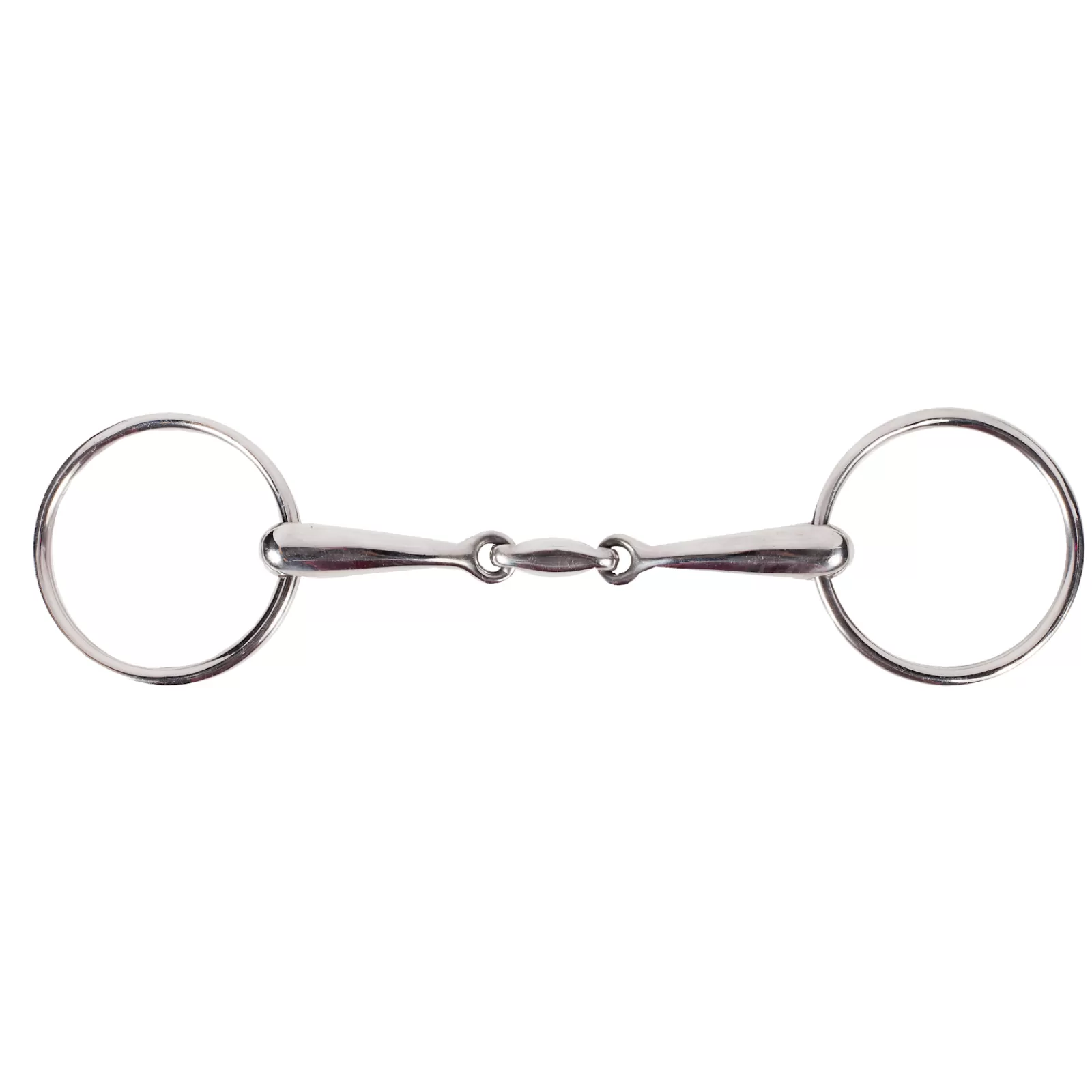 horze Double-Jointed Loose Ring Snaffle, 16Mm> Loose Ring Snaffles