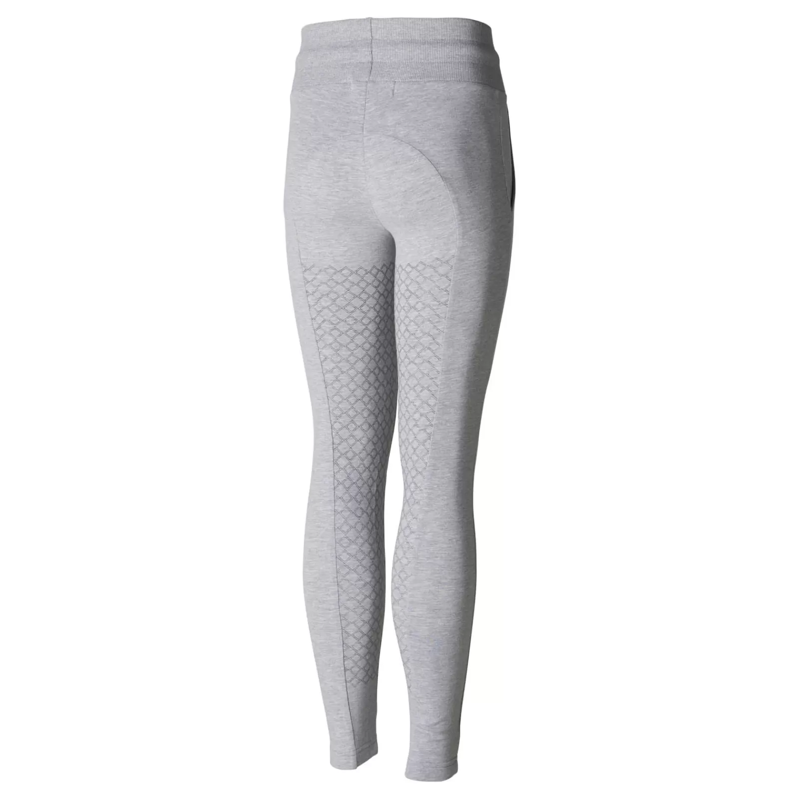 Riding Tights*horze Elinor Kids Cotton Stretch Tights Ash Grey