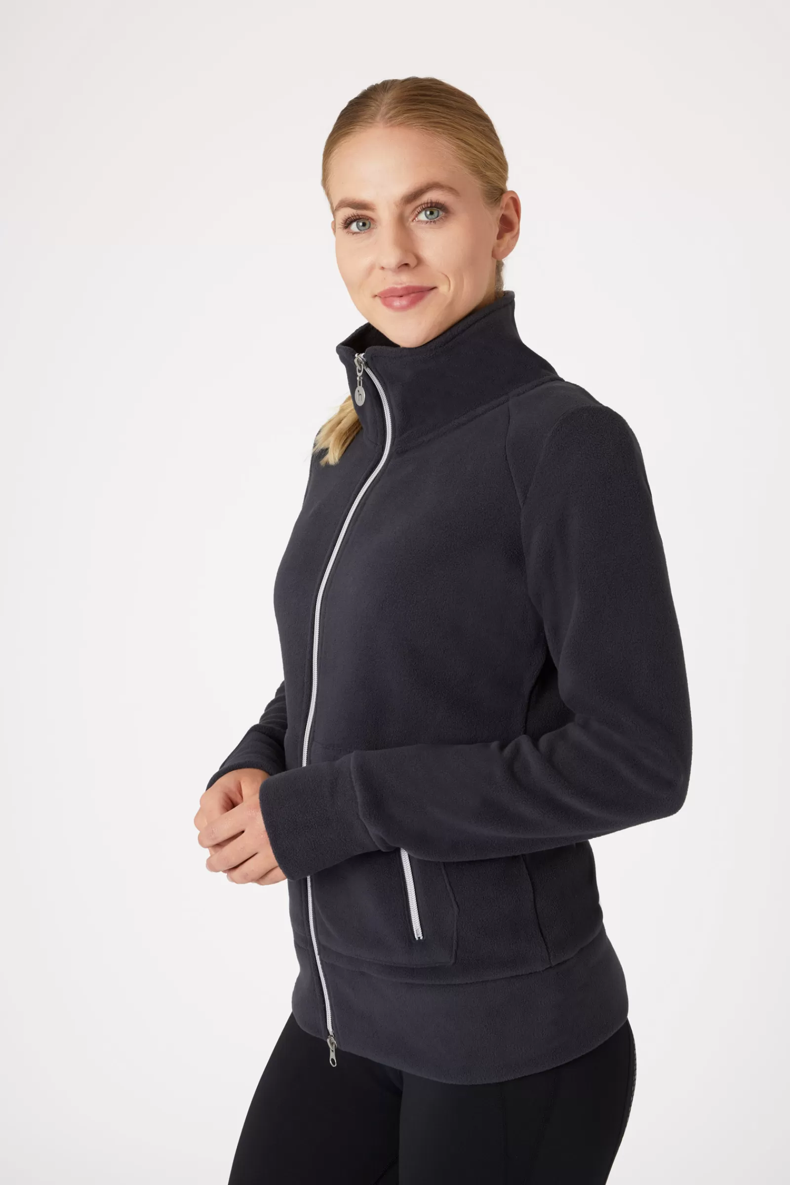 Coats & Jackets*horze Ellie Women'S Fleece Riding Riding Jacket Dark Navy