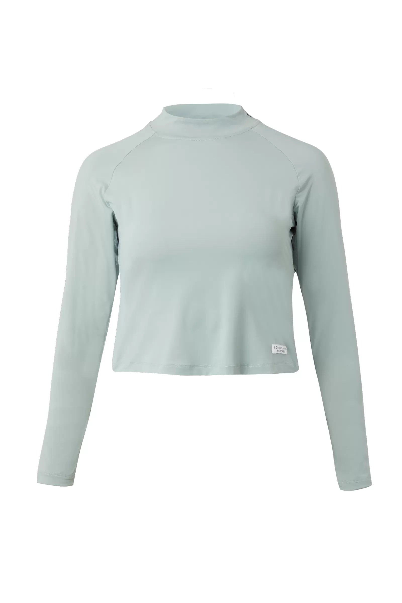 Tops & T-Shirts*horze Gabriela Women'S Crop Top With Uv Protection Aqua Grey (Green)