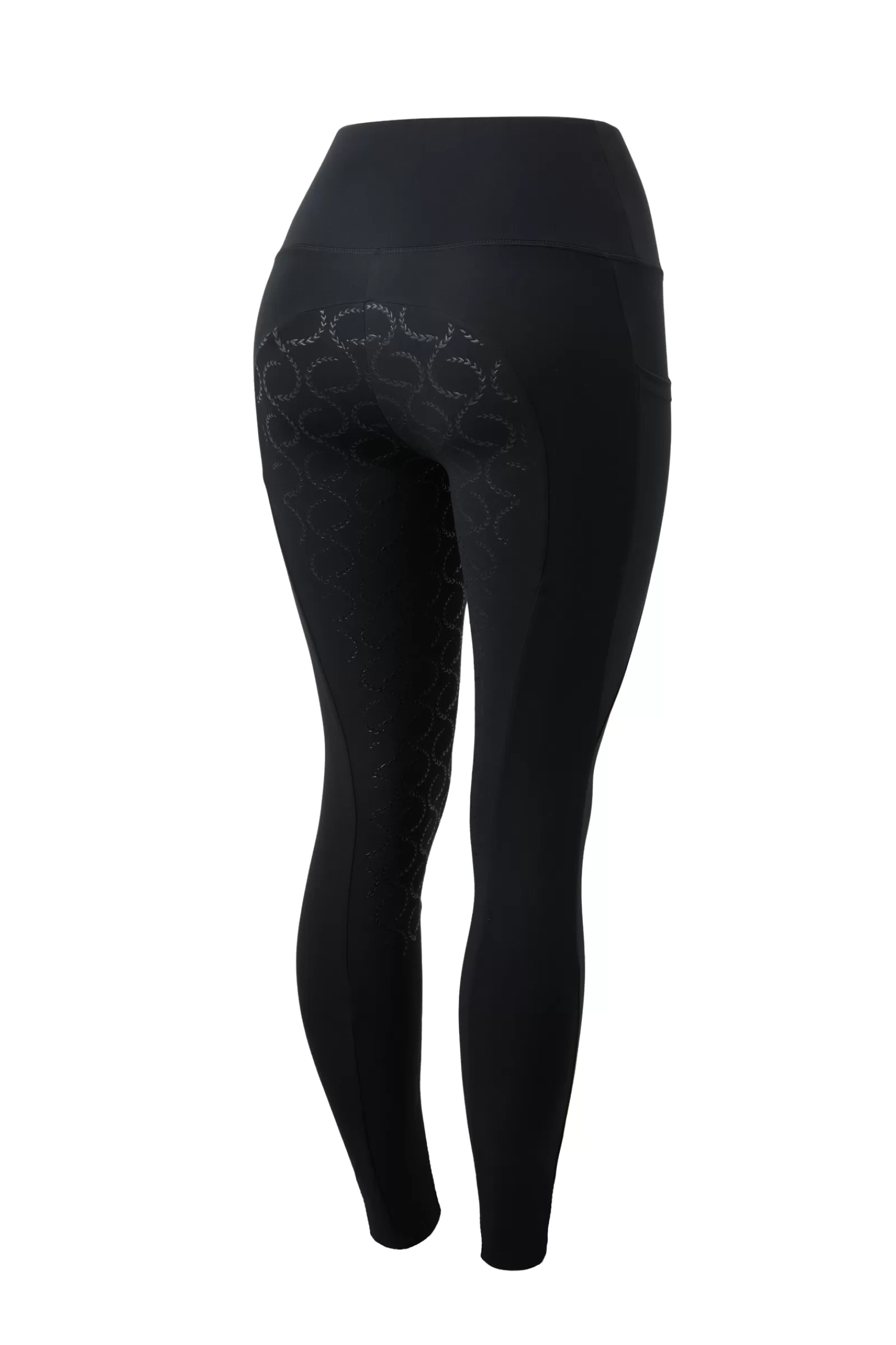 Riding Tights*horze Gillian Women'S Full Seat Compression Tights Black