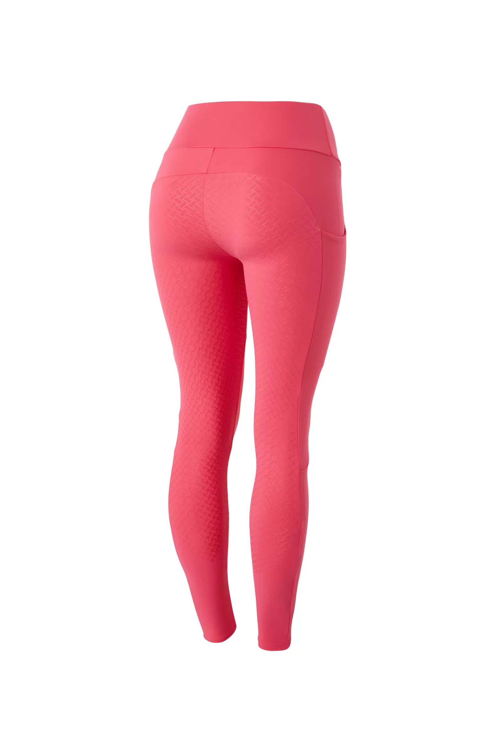 Riding Tights*horze Ginny Women'S Silicone Full Seat Riding Tights With Phone Pockets Rouge Red