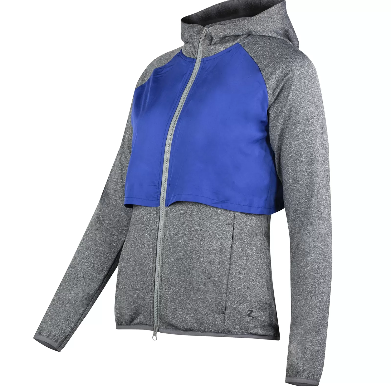 Riding Jumpers & Fleeces*horze Hallie Women'S Hybrid Hoodie Mazarine Blue/ Melange Grey