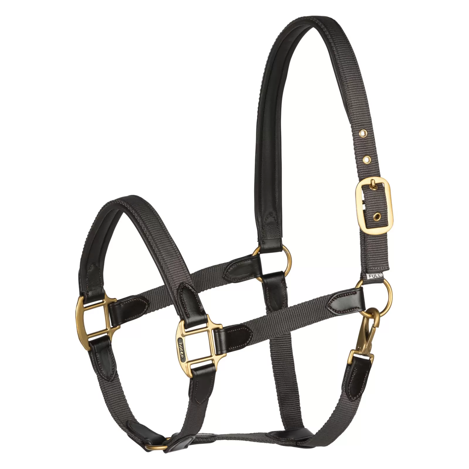 horze Halter With Leather Details> Headcollars & Halters