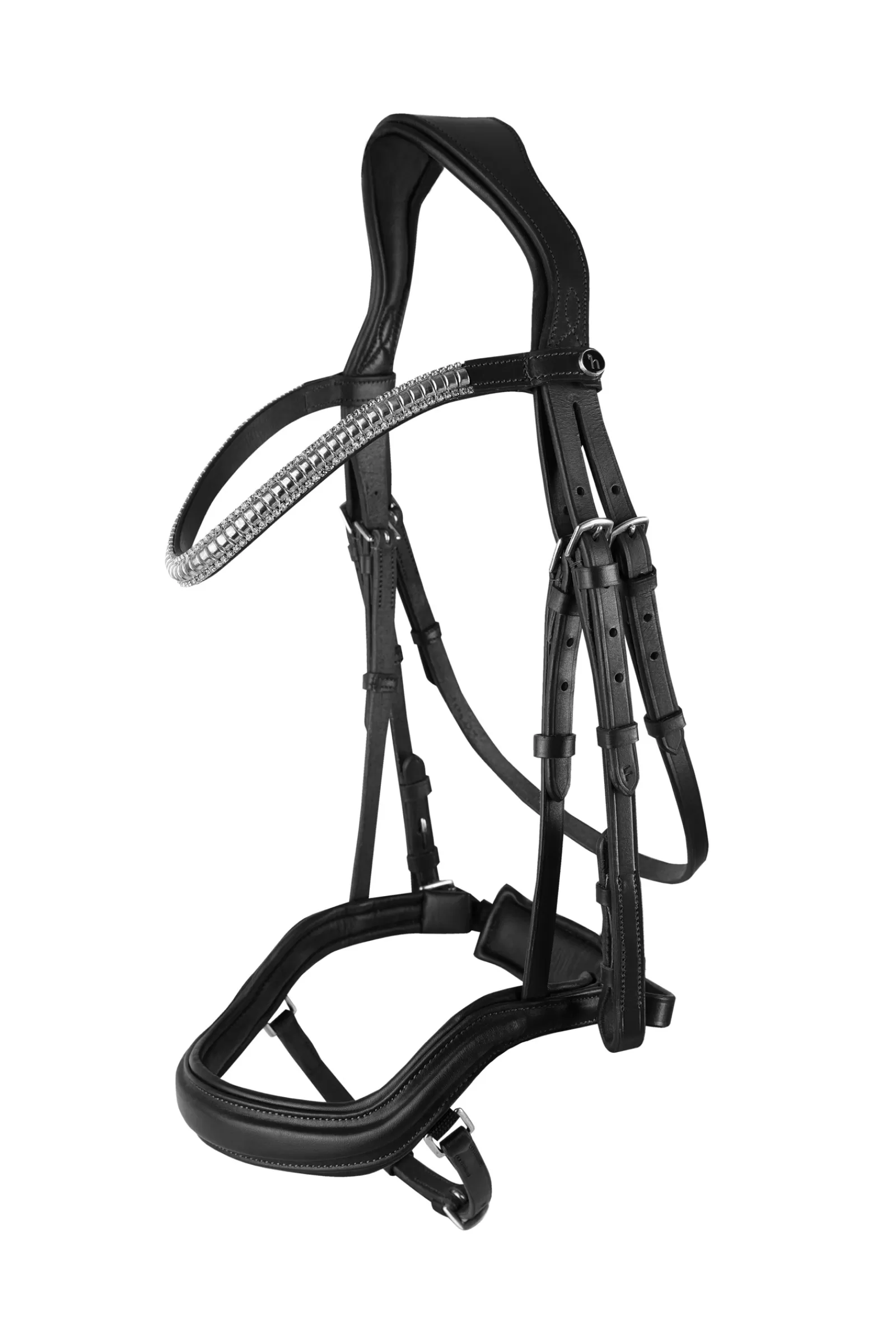 horze Highbury Anatomic Bridle With Crystal Brow Band> Bridles & Nosebands