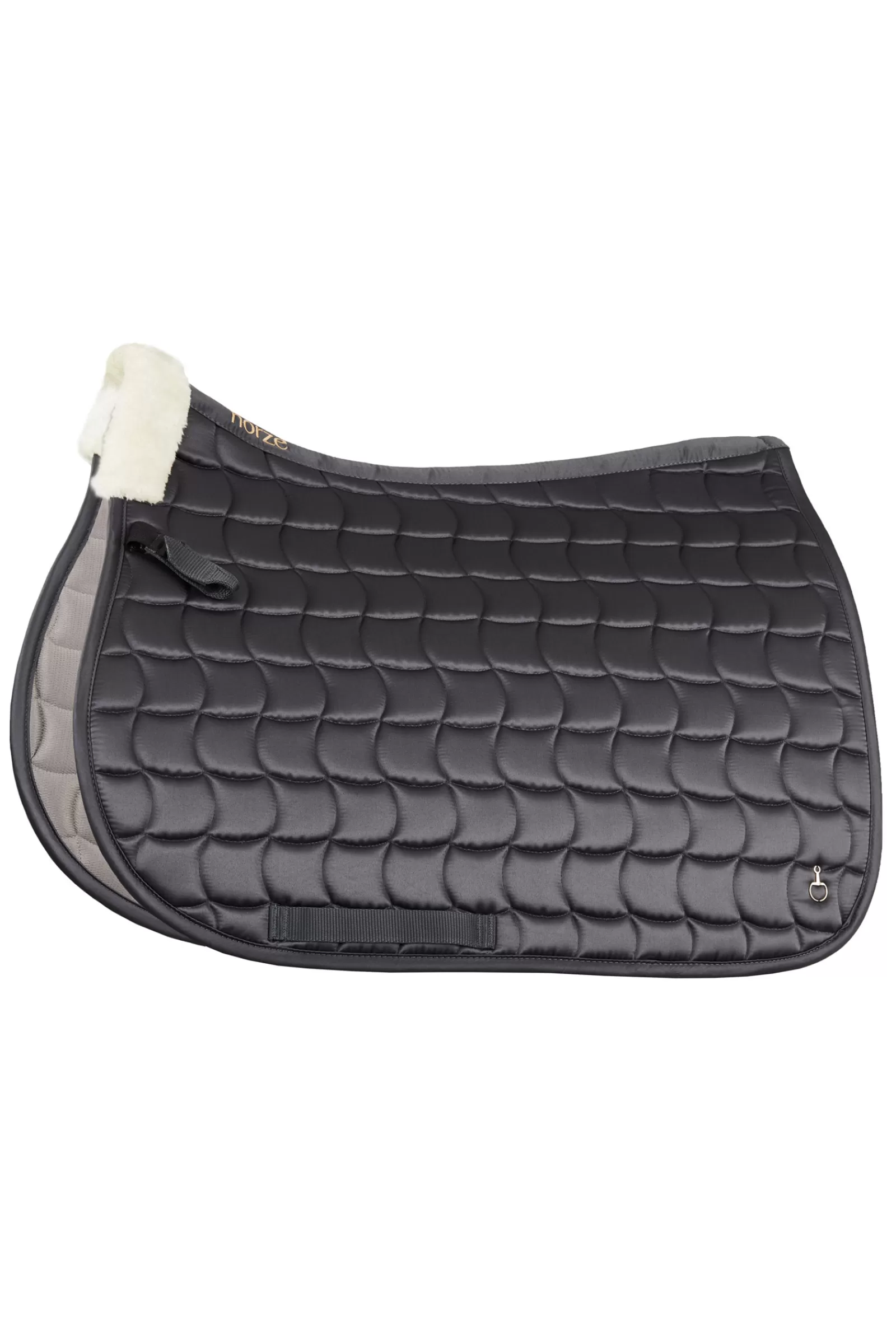 horze Houston All Purpose Saddle Pad With Faux Fur> All Purpose & Jumping Saddle Pads