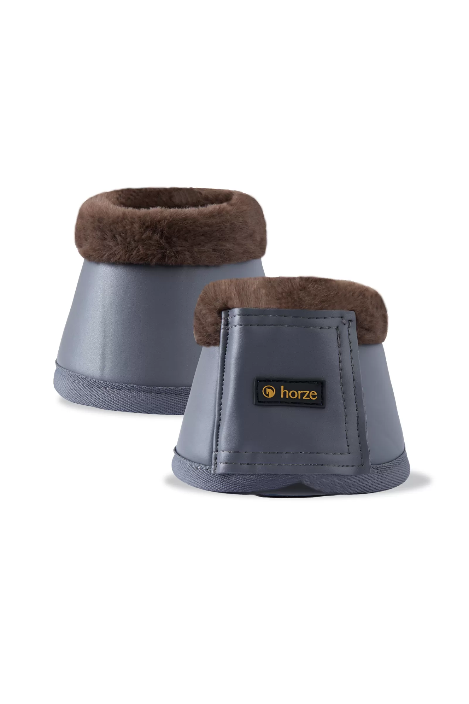 horze Houston Bell Boots With Faux Fur Trim> Over Reach Boots