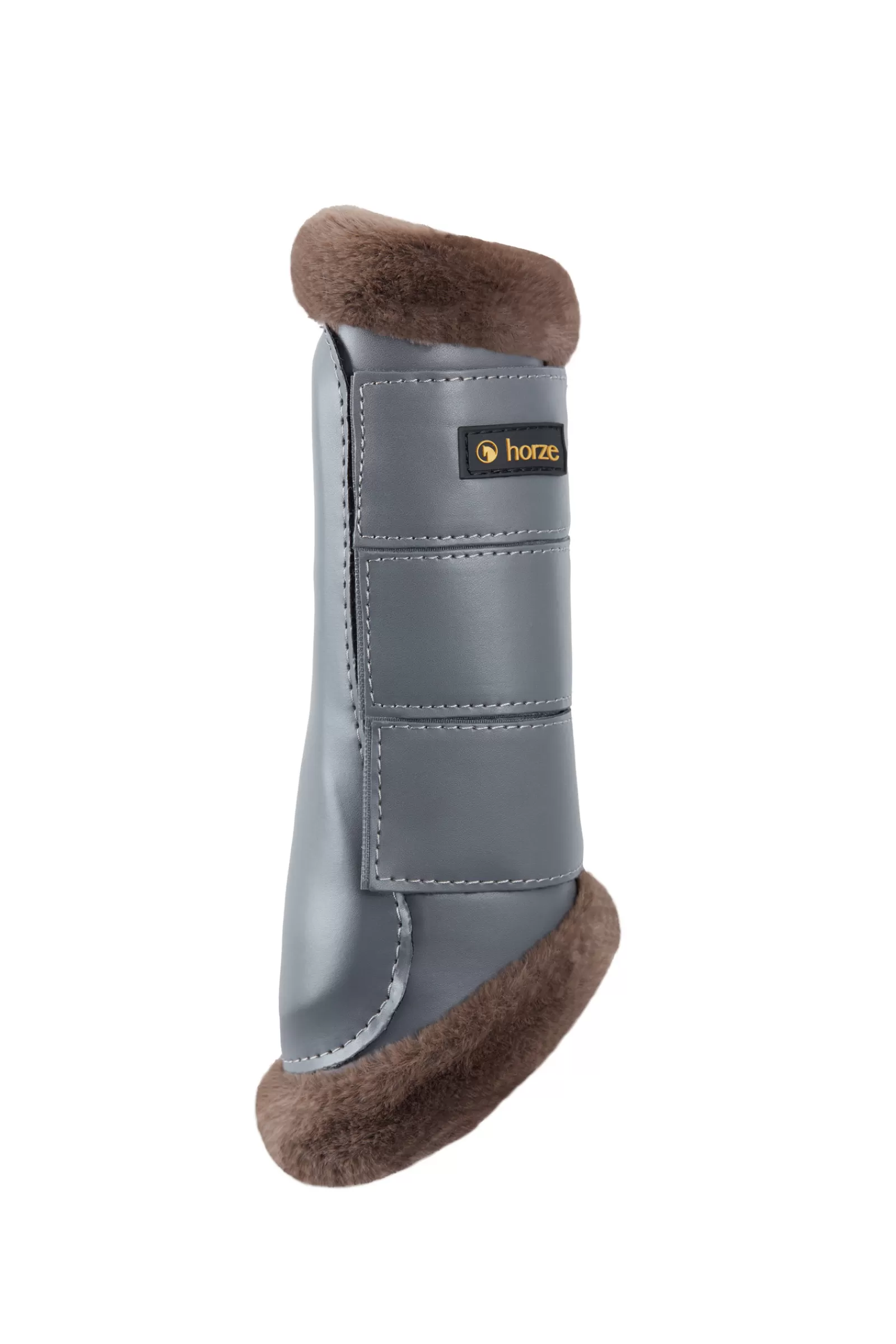 horze Houston Brushing Boots With Faux Fur Lining> Horse Boots