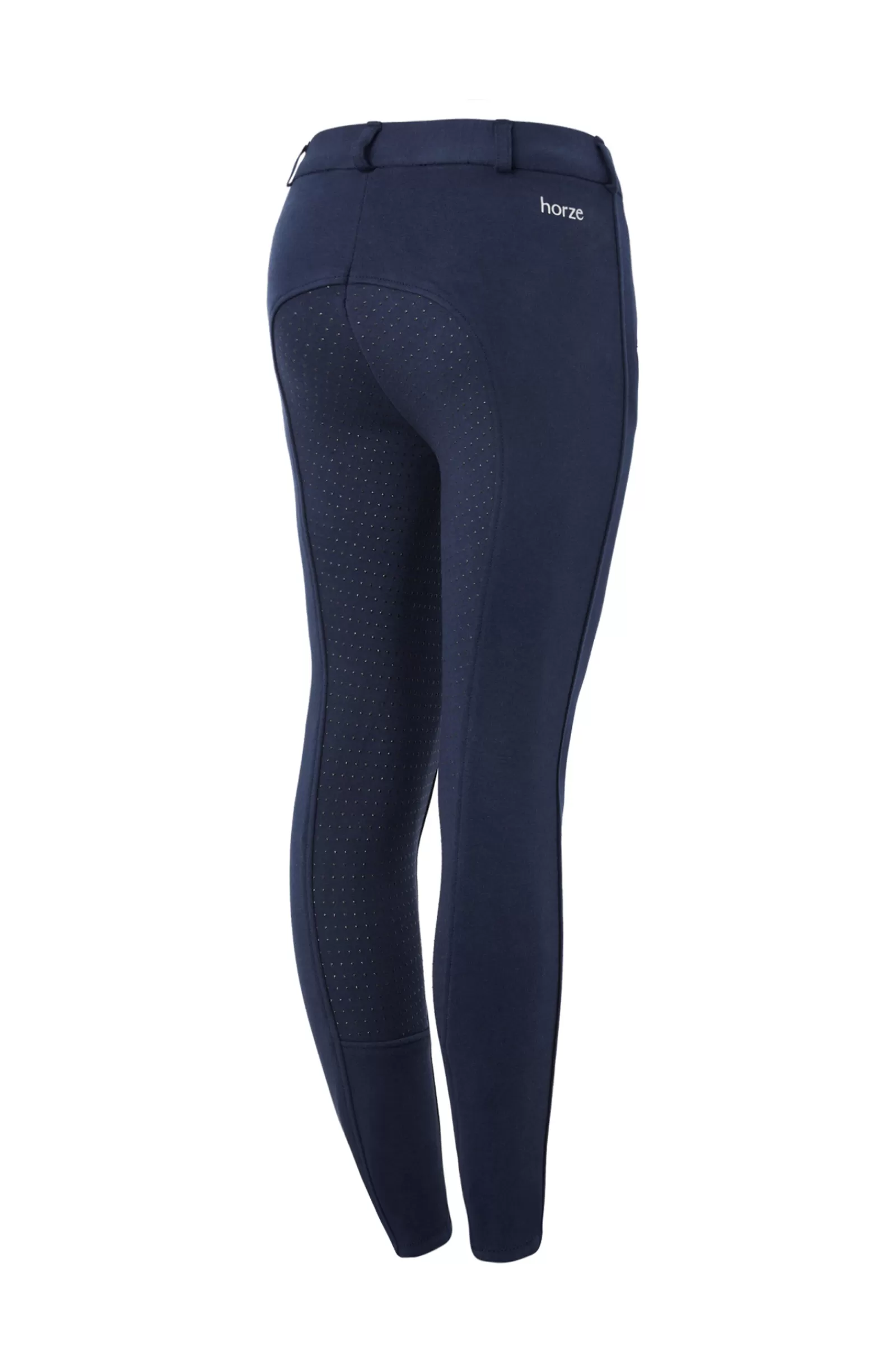 Jodhpurs & Breeches*horze Kids Active Silicone Grip Full Seat Breeches Peacoat Dark Blue