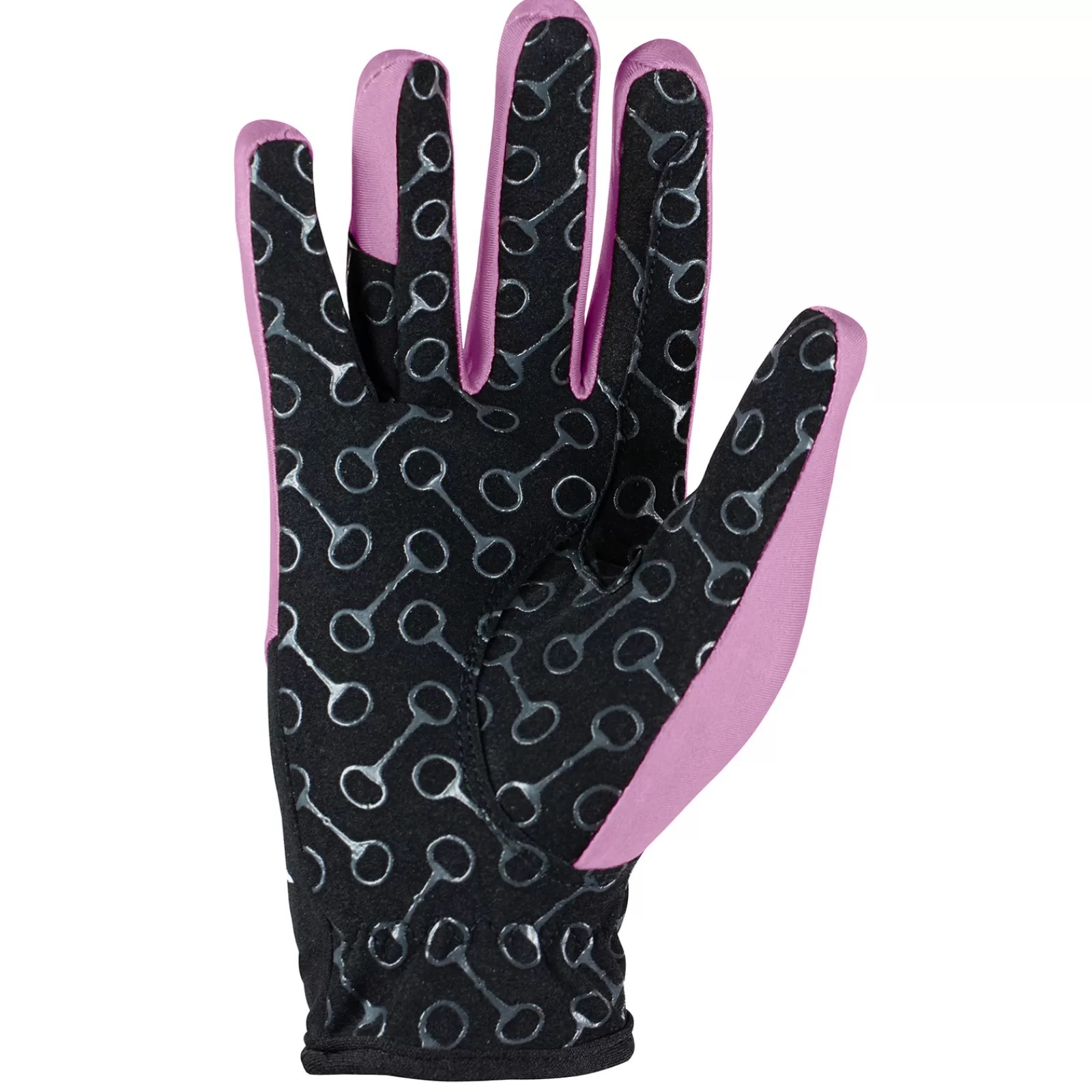 Kids Riding Gloves*horze Kids Riding Gloves With Silicone Palm Print Grape Juice Purple