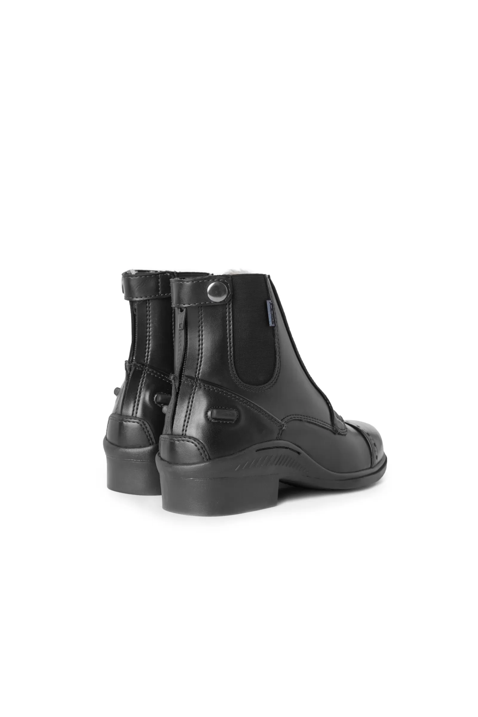 Jodhpur Boots*horze Kilkenny Lux Women'S Winter Jodhpur Boots With Brogue Detail Black