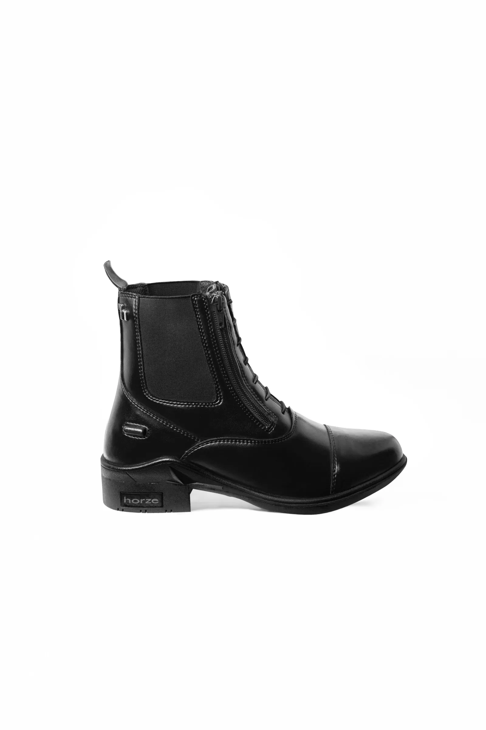 Jodhpur Boots*horze Kingston Women'S Jodhpur Boots With Double Zipper Black