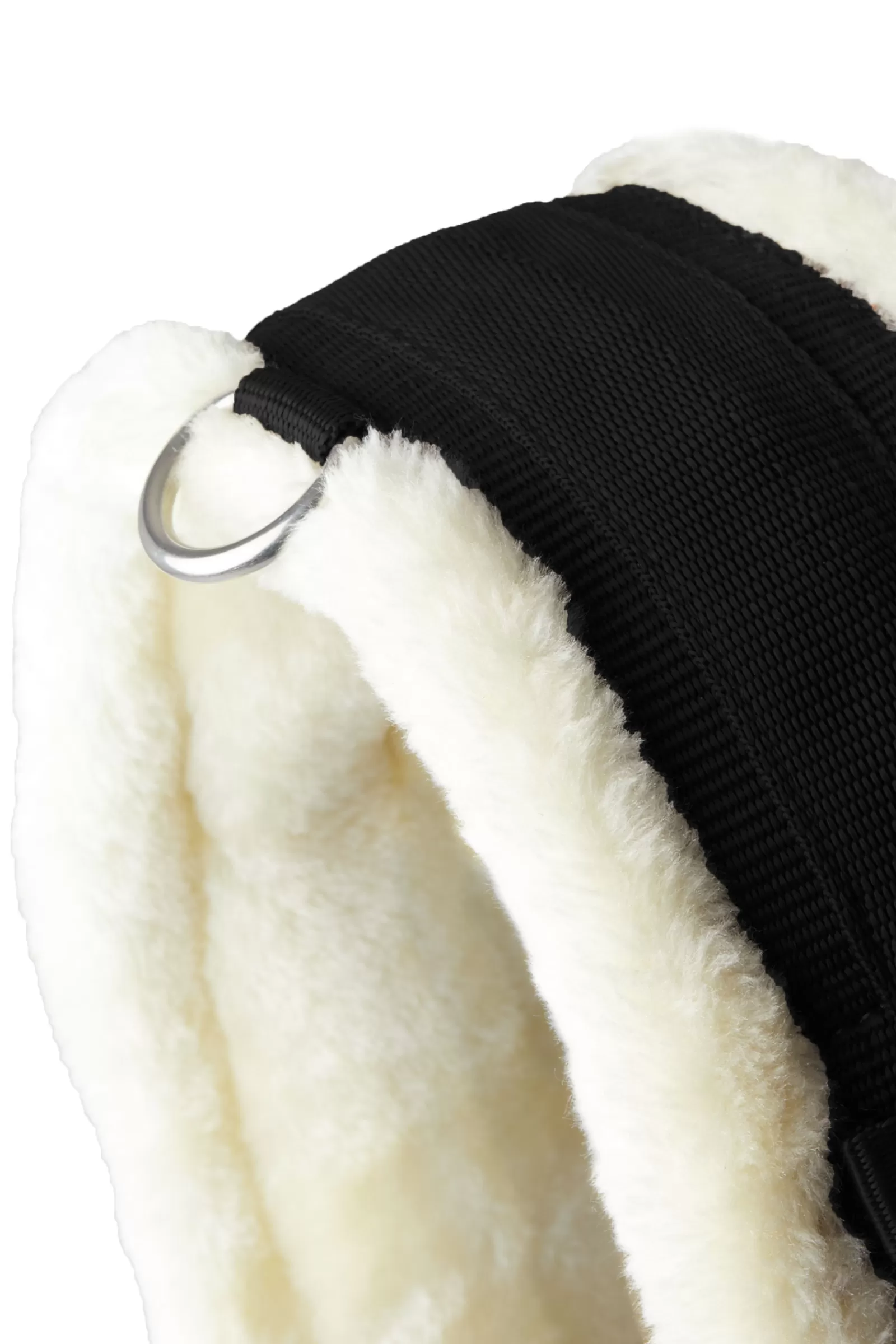 horze Kyiv Neoprene Long Girth With Fixed Faux Fur> Girths