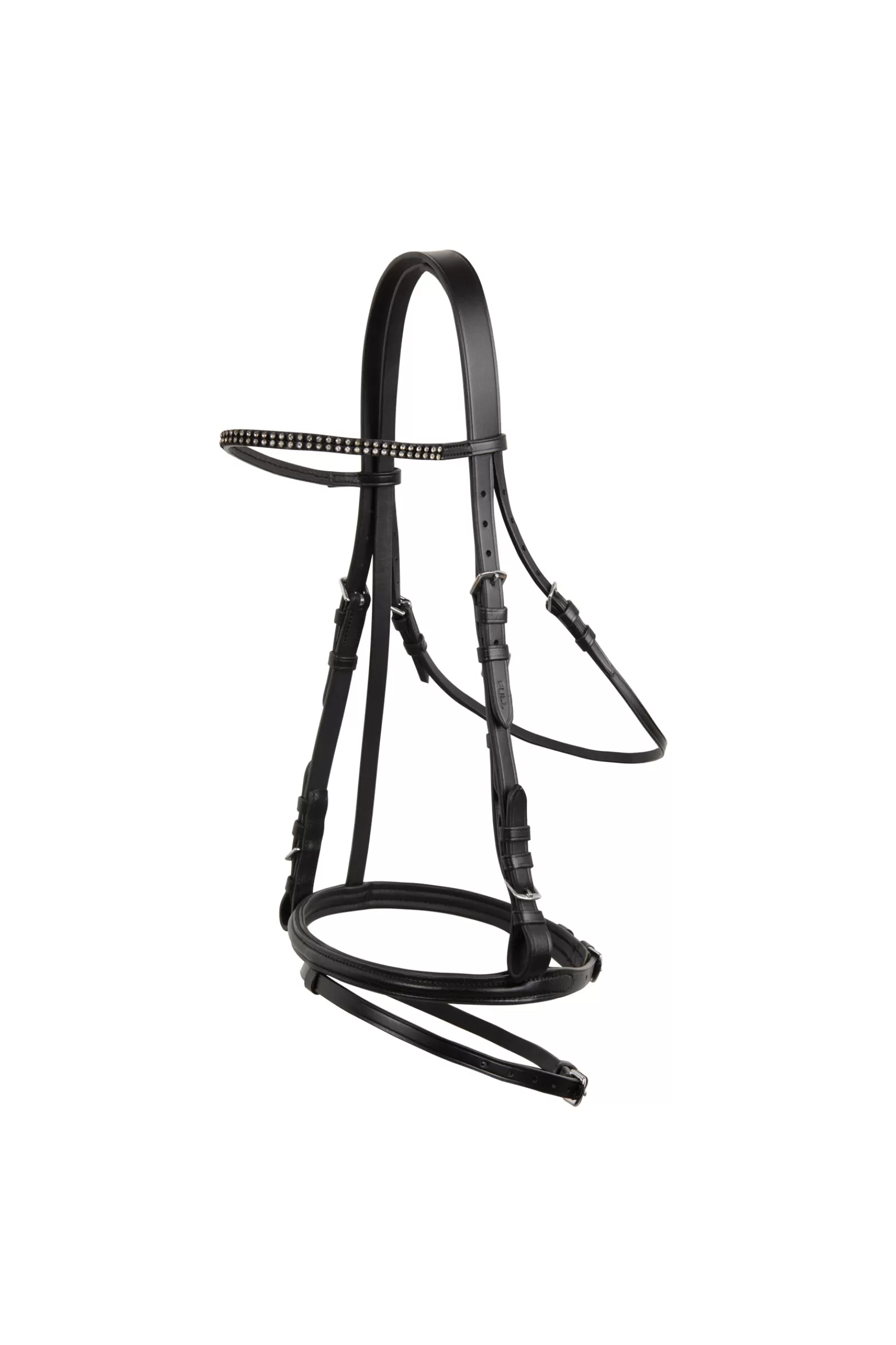 horze Leather Bridle With Crystal Browband> Bridles & Nosebands