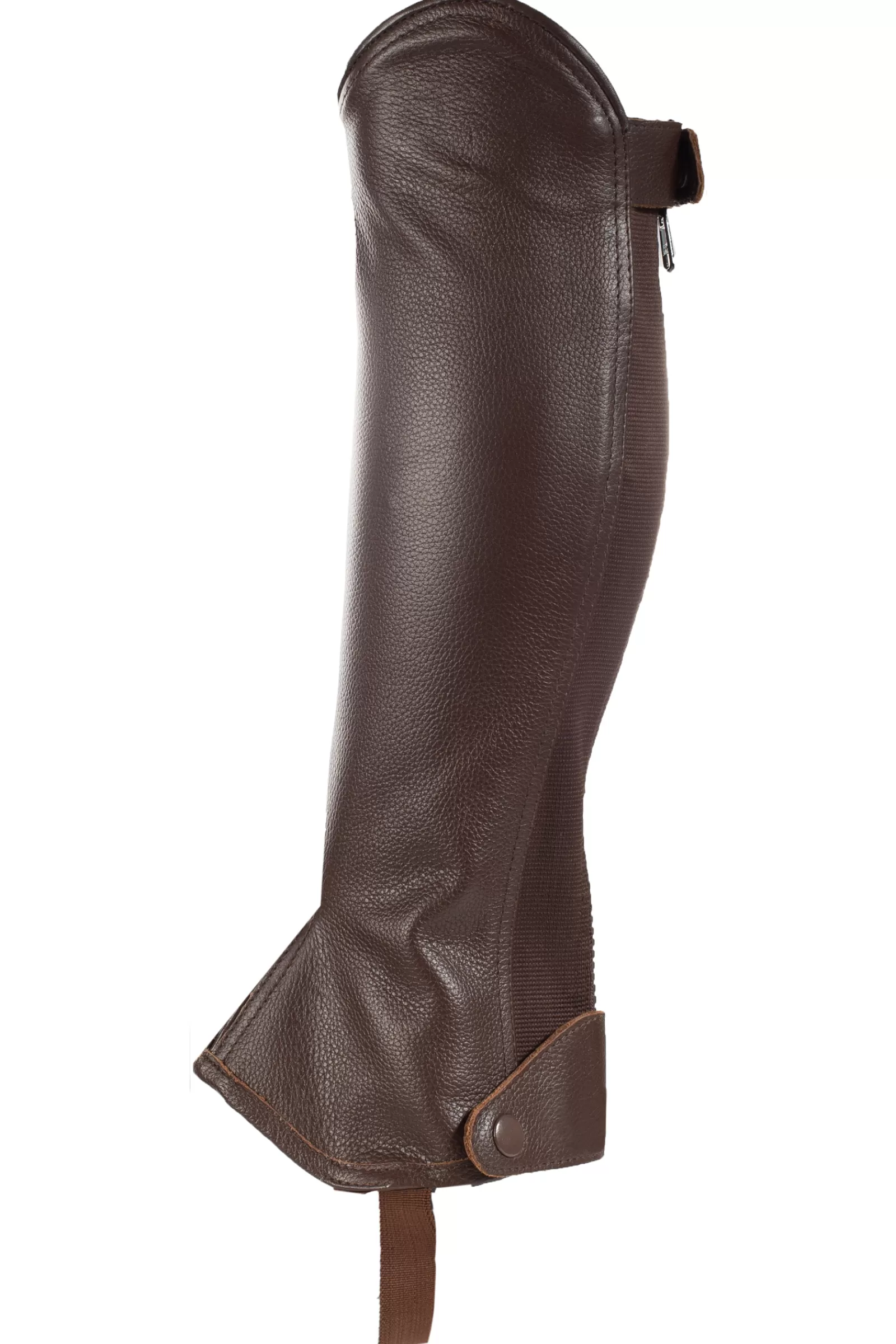 Half Chaps*horze Leather Half Chaps Dark Brown