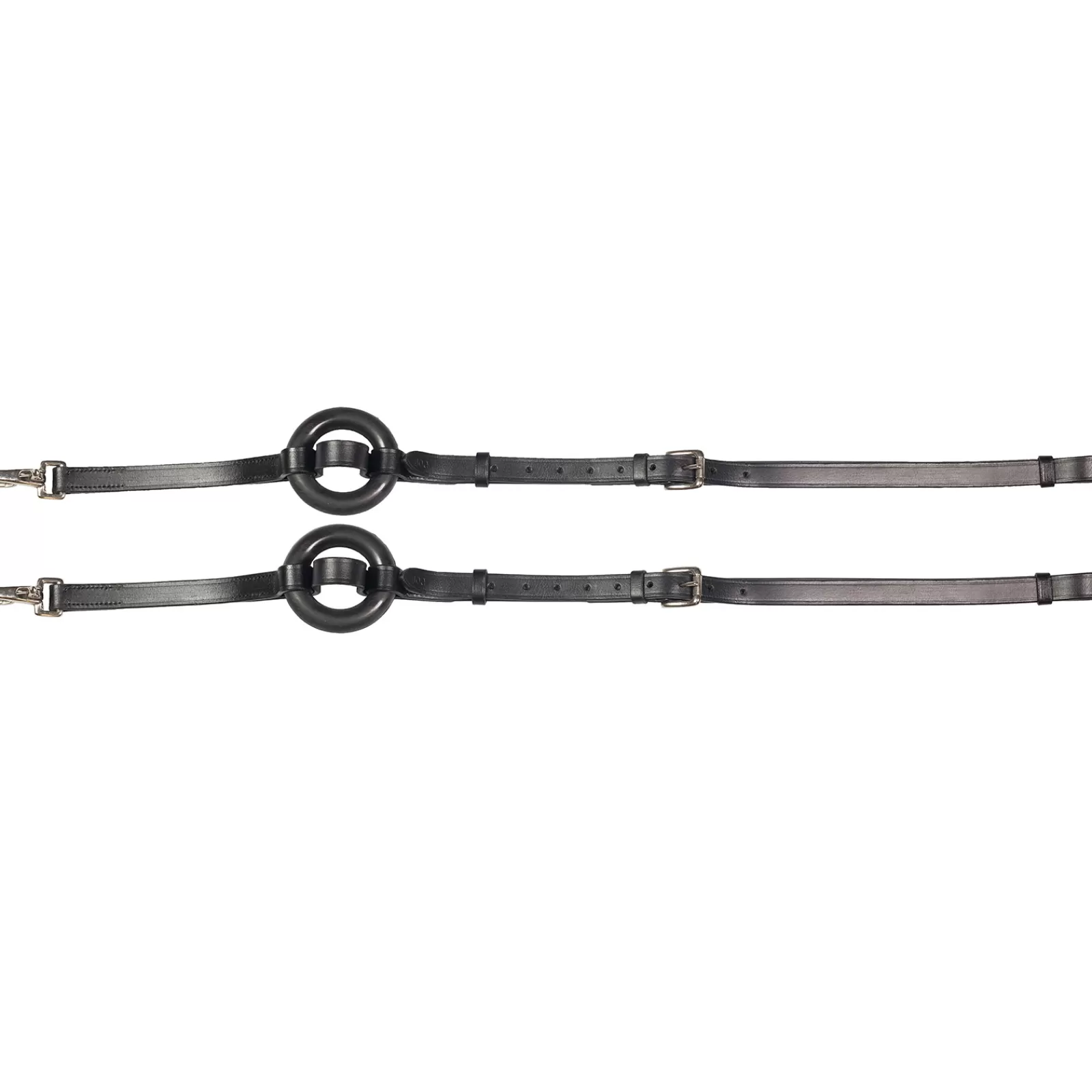 horze Leather Side Reins With Rubber Donuts> Auxiliary Reins & Lunging Aids