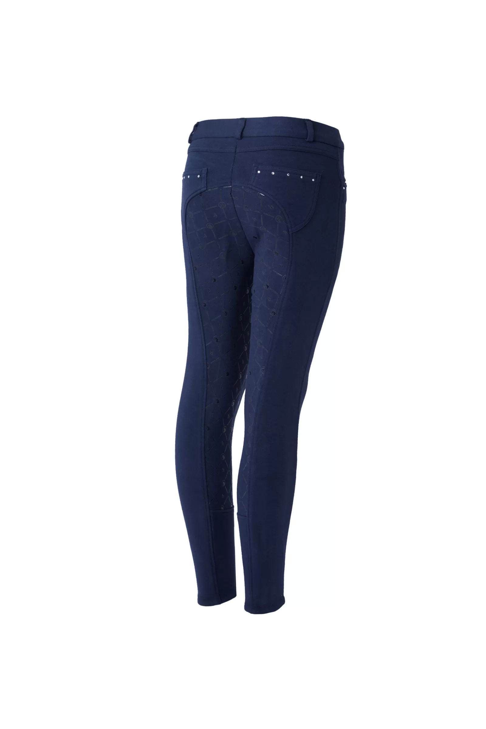 Jodhpurs & Breeches*horze Lilian Kids Full Seat Breeches Peacoat Dark Blue