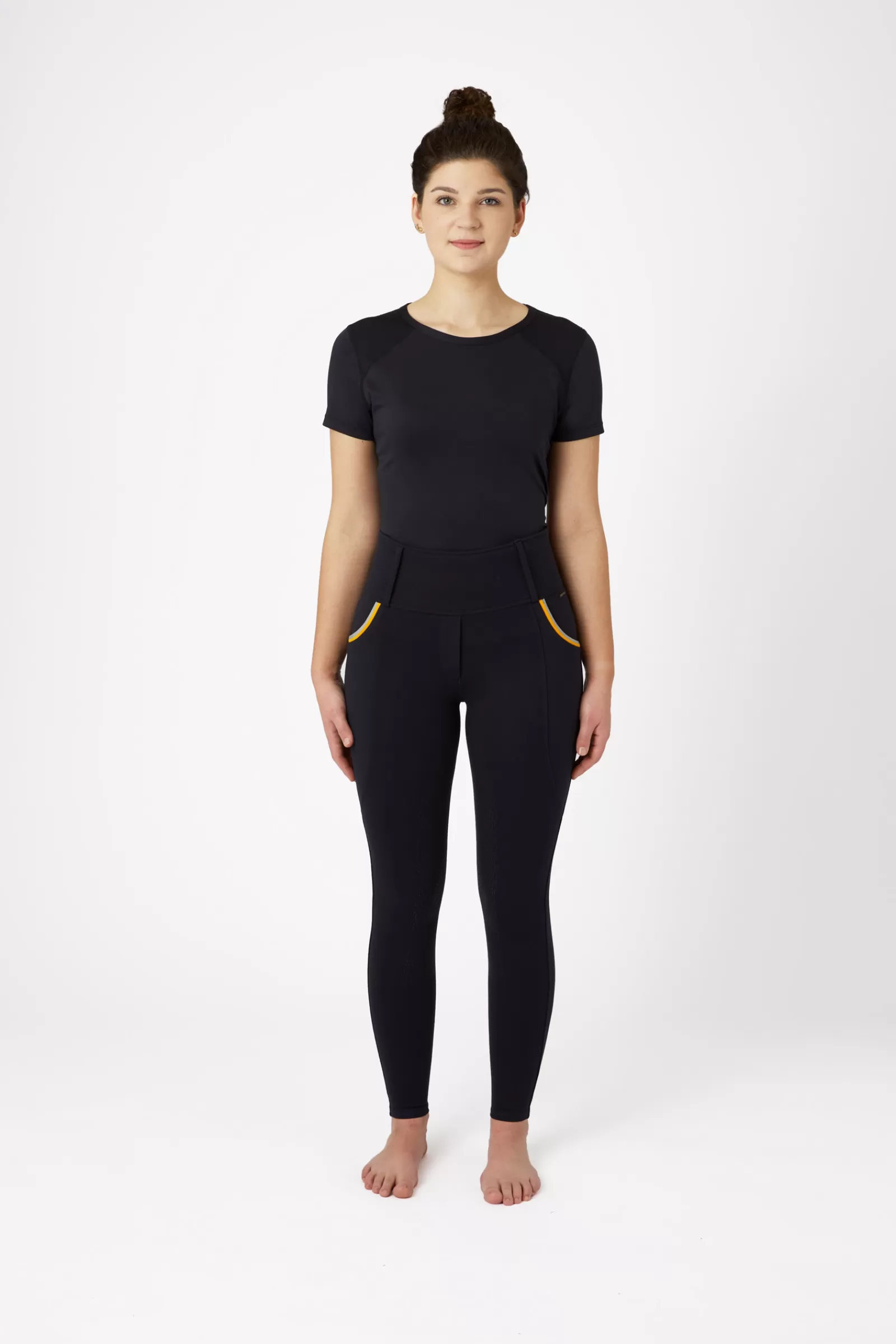 Riding Tights*horze Lucinda Women'S Full Seat Riding Tights With Large Pockets Dark Navy