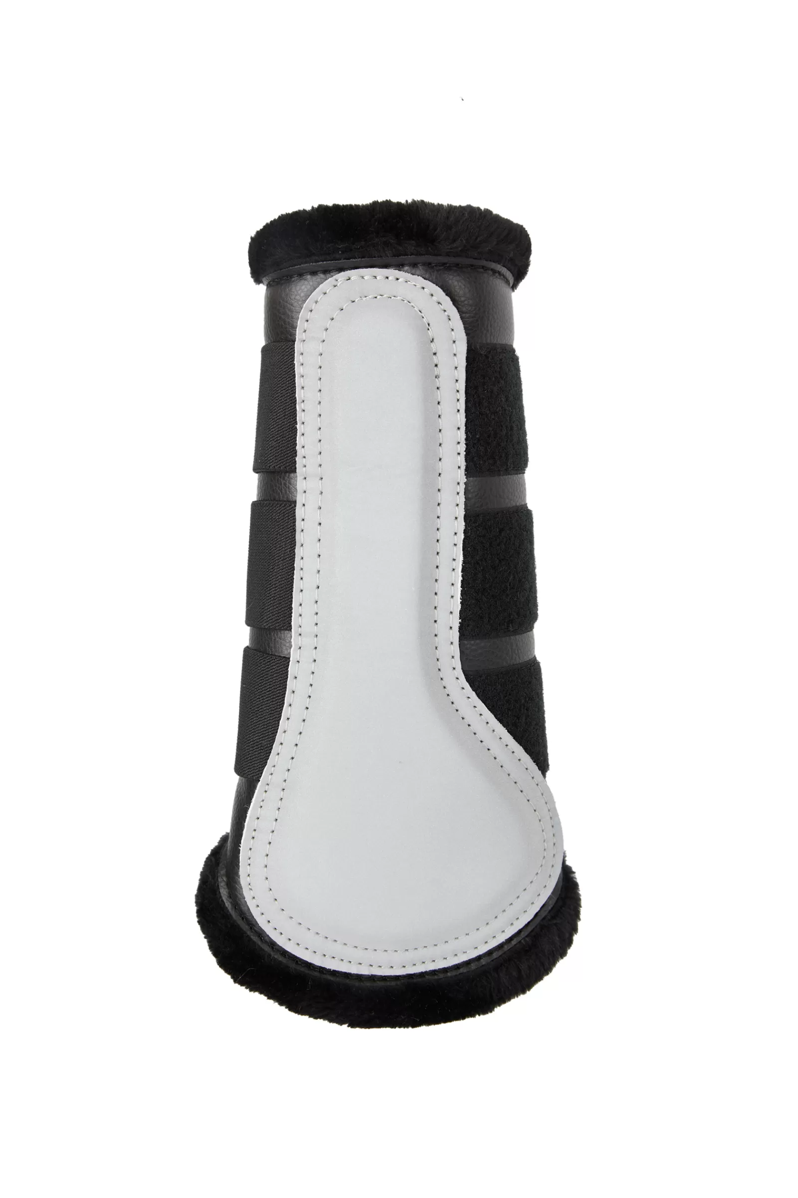 horze Luminox Reflective Brushing Boots, Front> Horse Boots