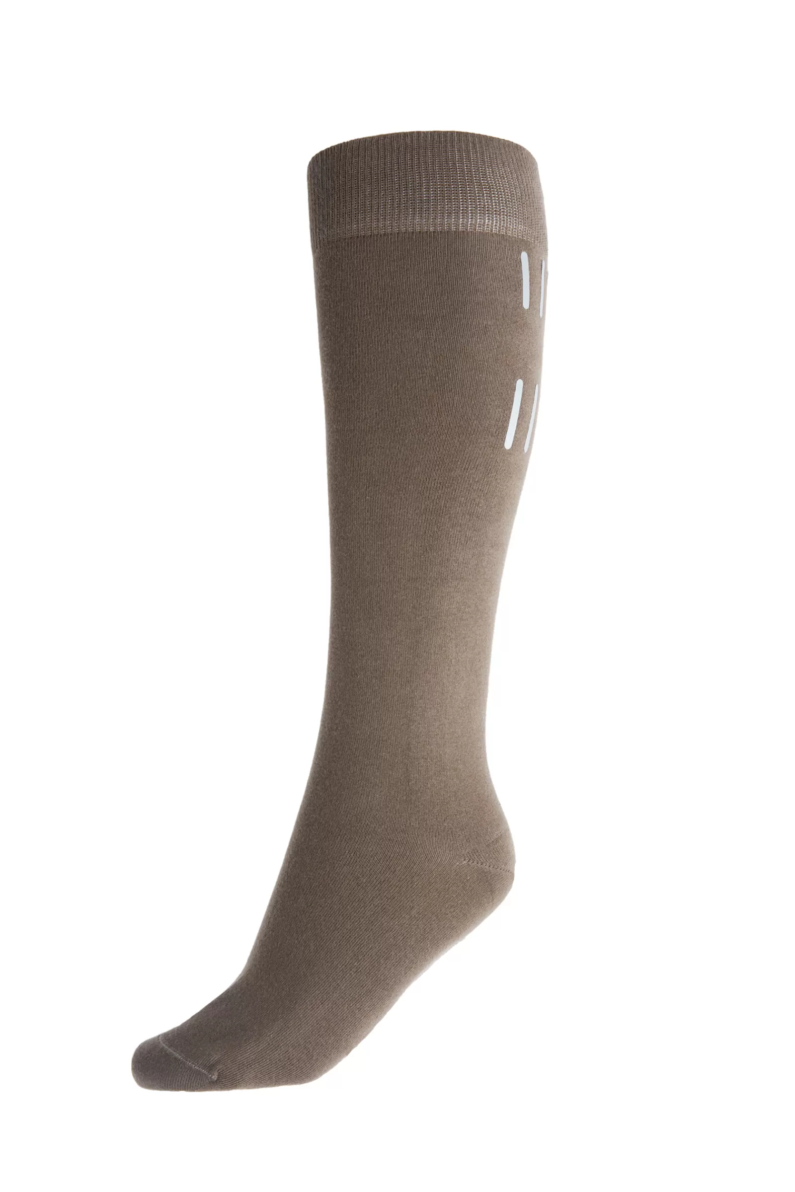 Riding Socks*horze Luminox Reflective Knitted Riding Socks Morel Brown