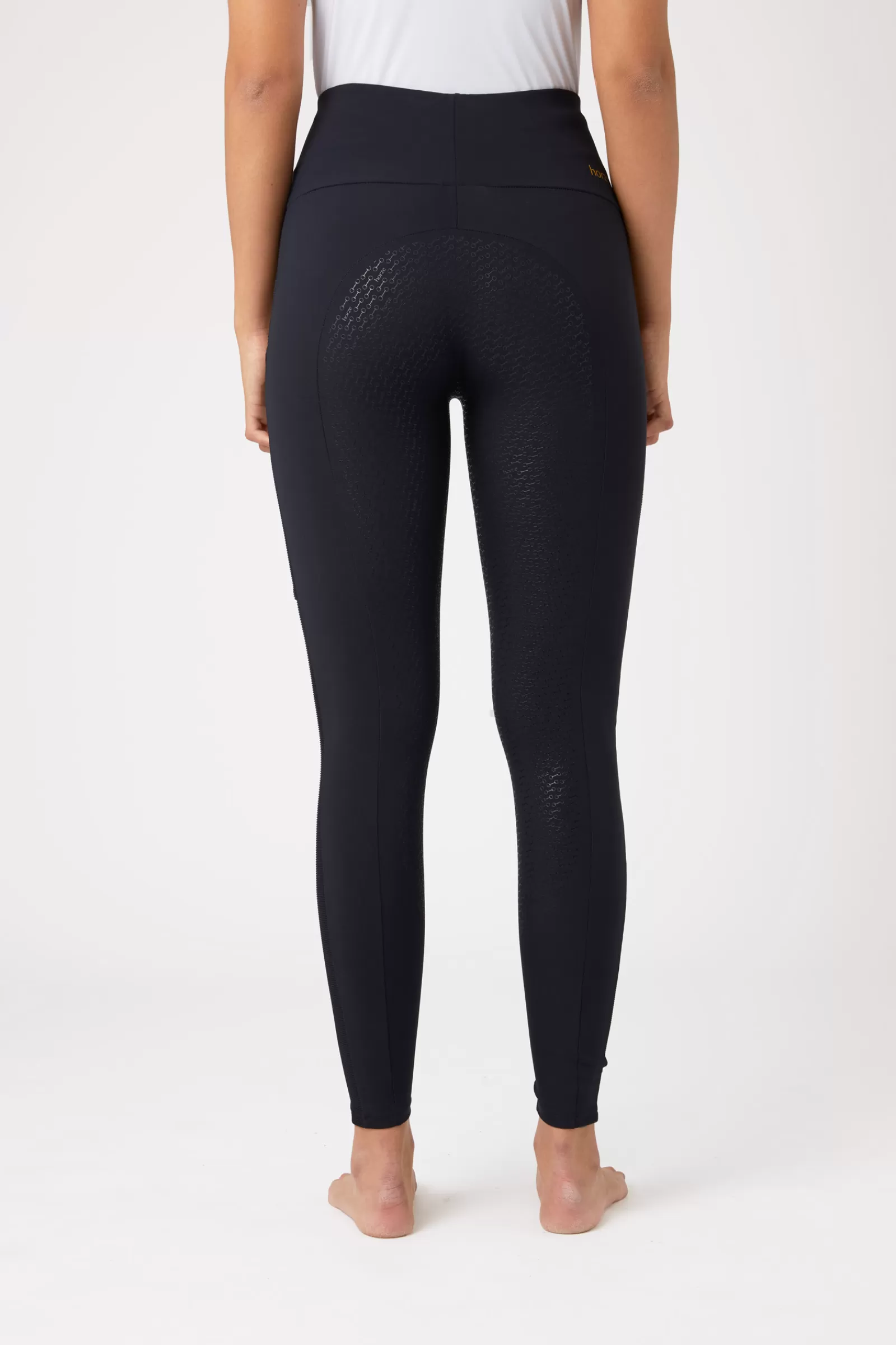 Riding Tights*horze Mathilde Women'S Functional Tights With Silicone Full Seat Dark Navy