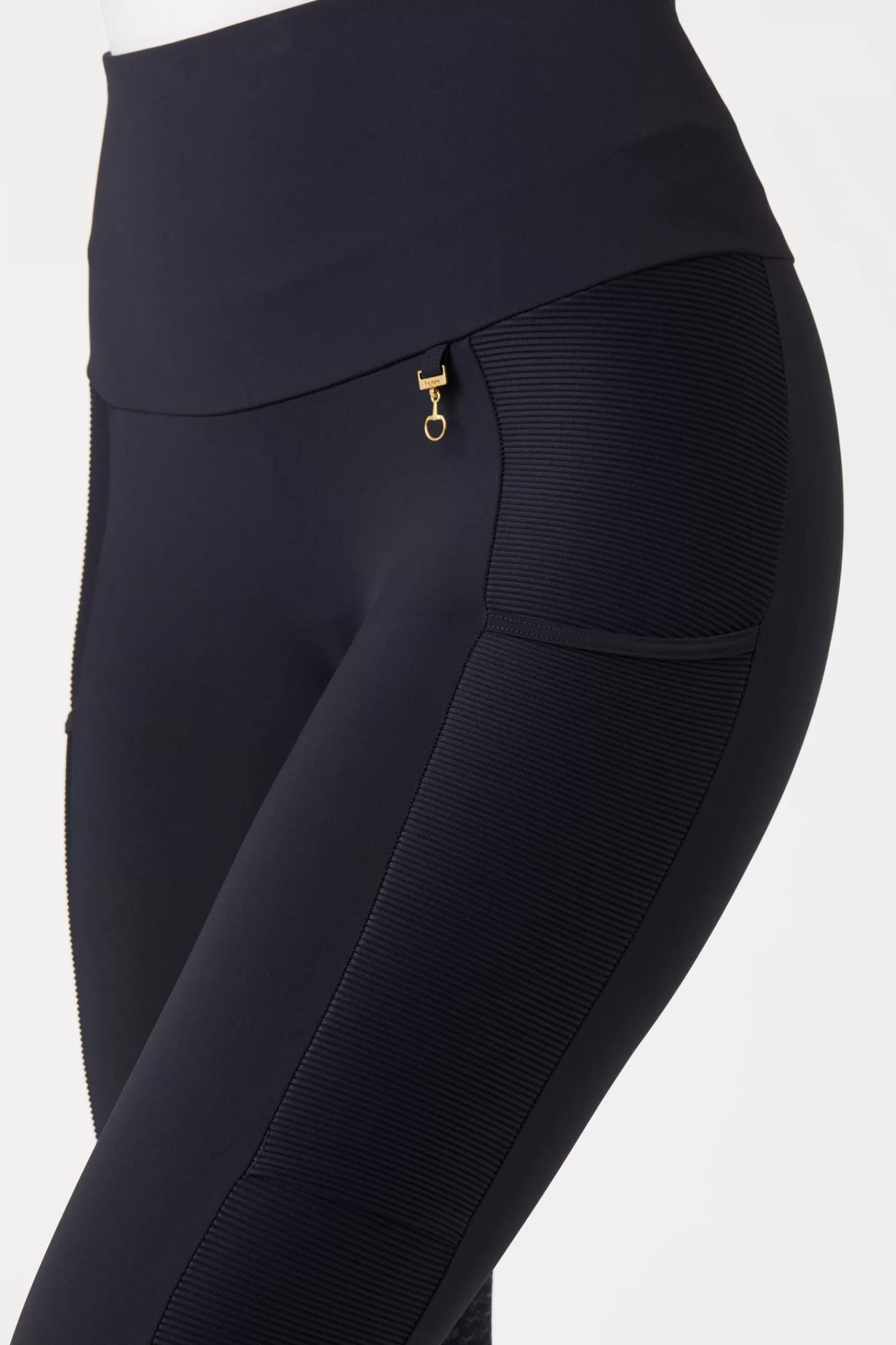 Riding Tights*horze Mathilde Women'S Functional Tights With Silicone Full Seat Dark Navy