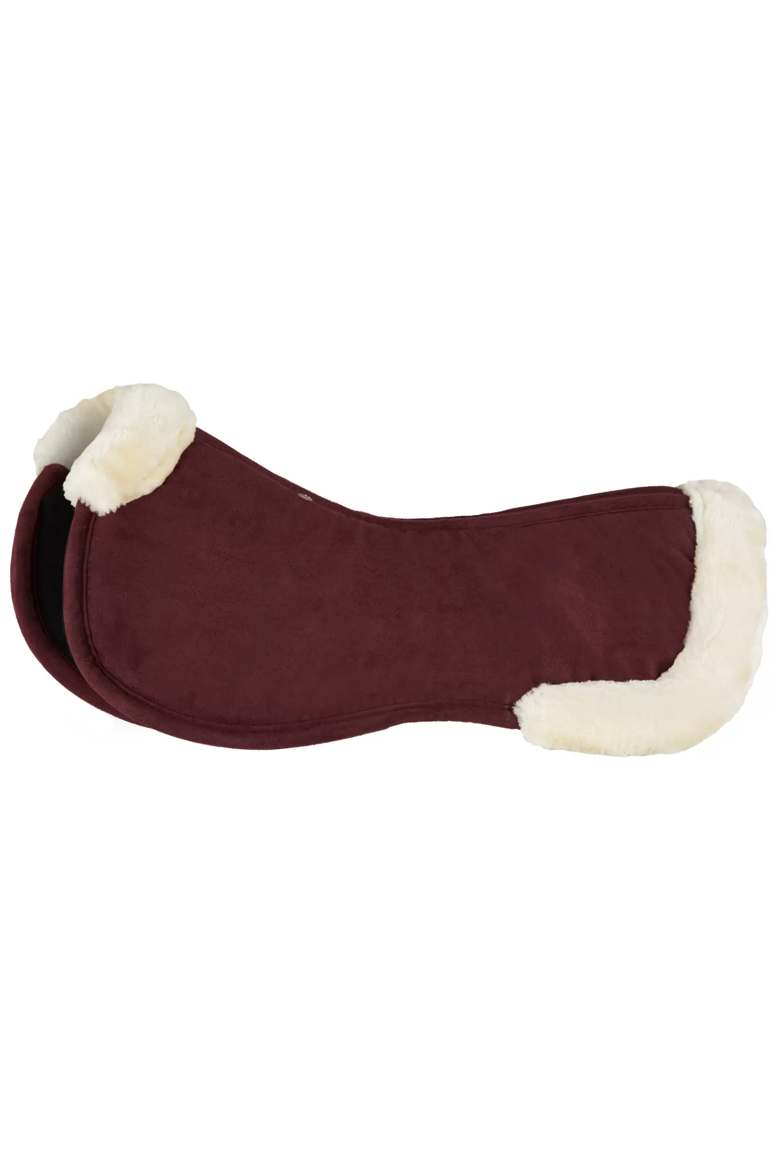 horze Memory Foam Pad With Faux Fur> Half Pads