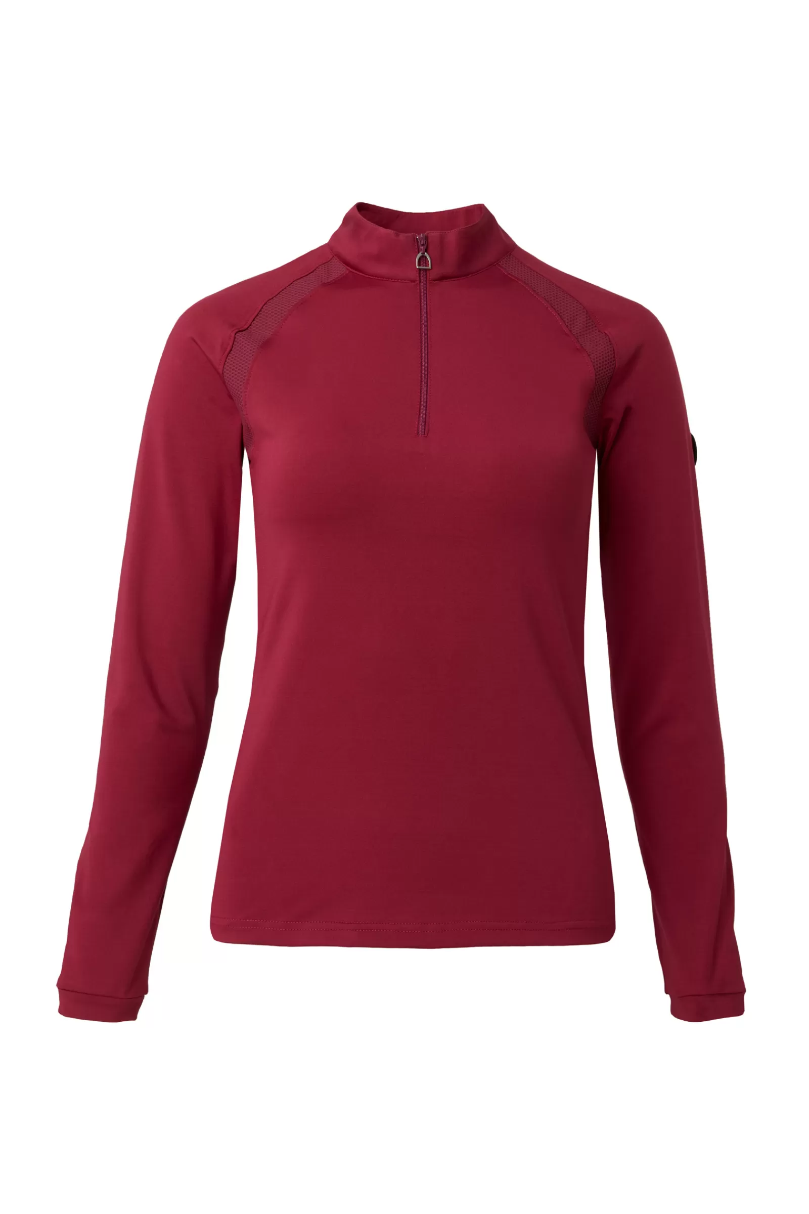 Tops & T-Shirts*horze Mia Women'S Long Sleeve Training Shirt With Mesh Panels Anemone Dark Pink