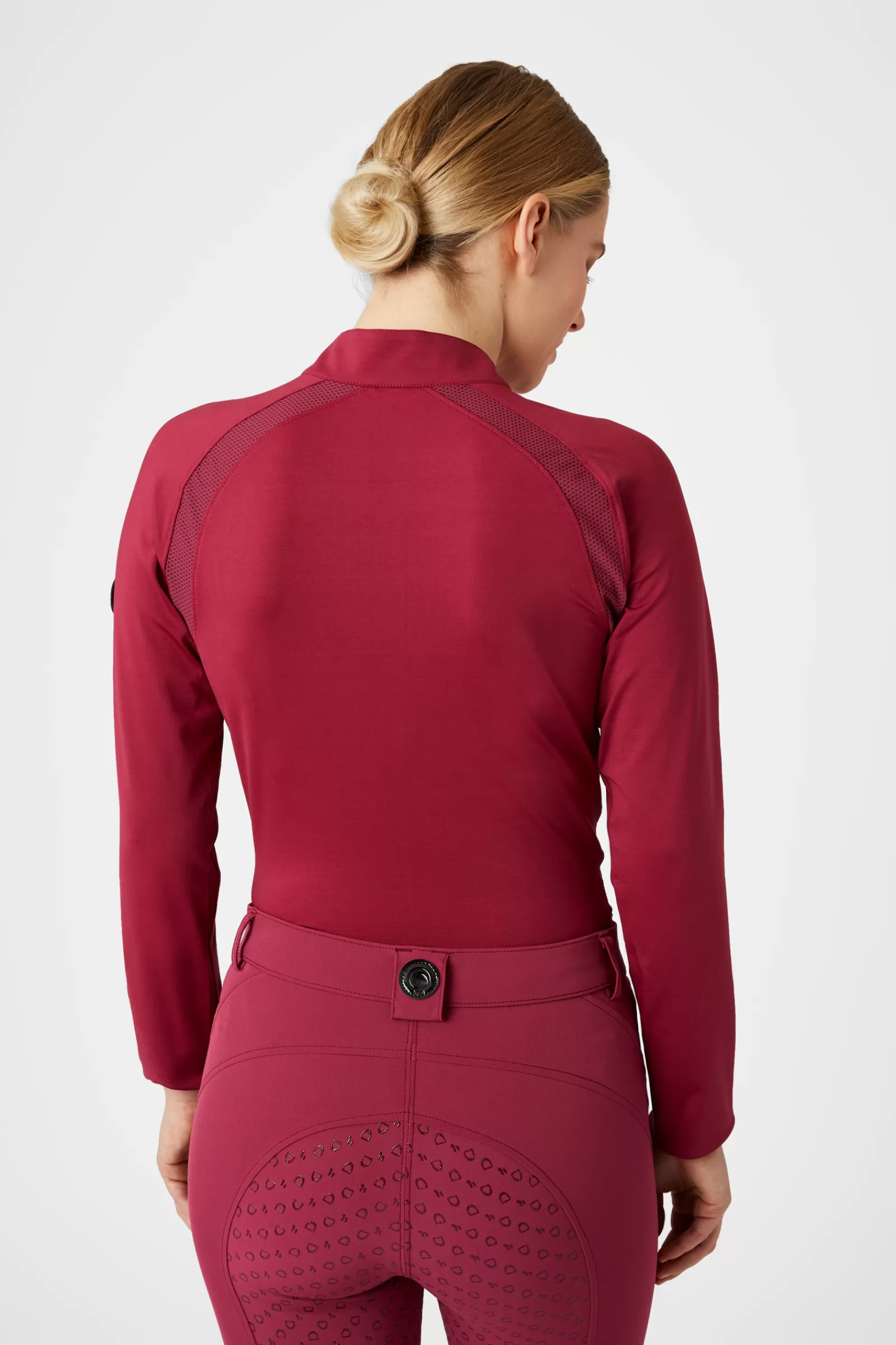 Tops & T-Shirts*horze Mia Women'S Long Sleeve Training Shirt With Mesh Panels Anemone Dark Pink