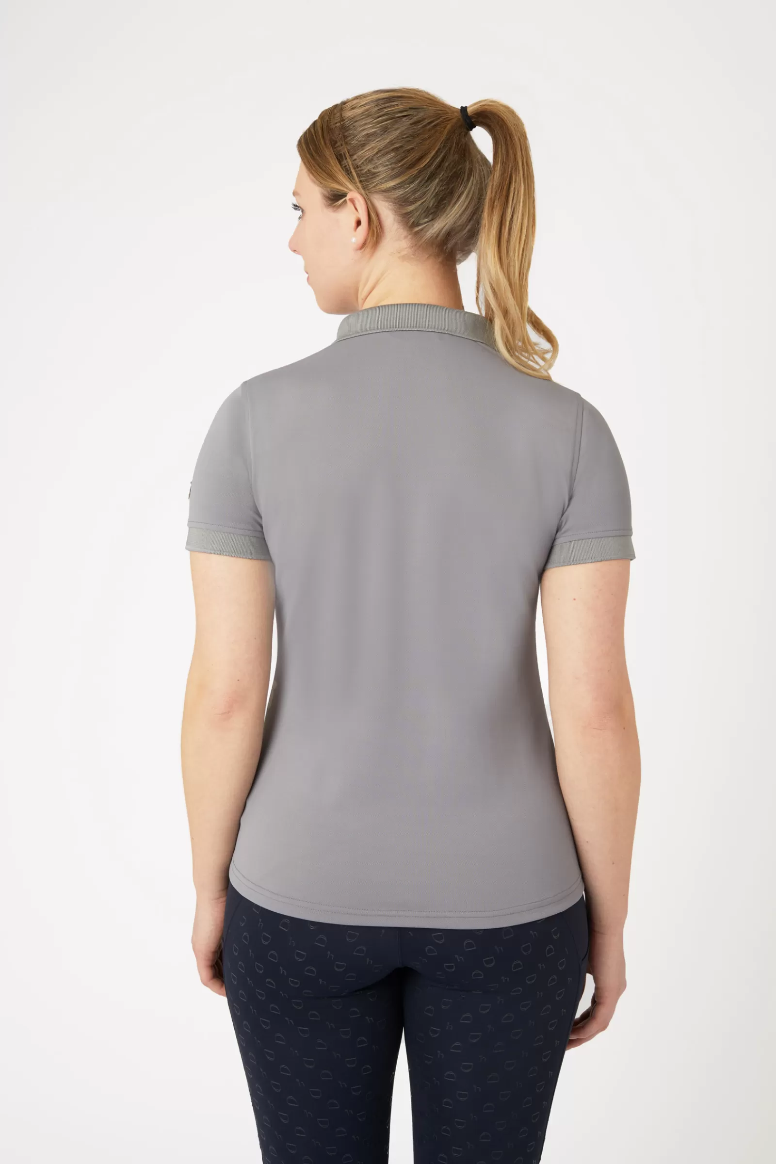 Tops & T-Shirts*horze Minnie Women'S Functional Polo Shirt With Uv Protection Titanium Grey
