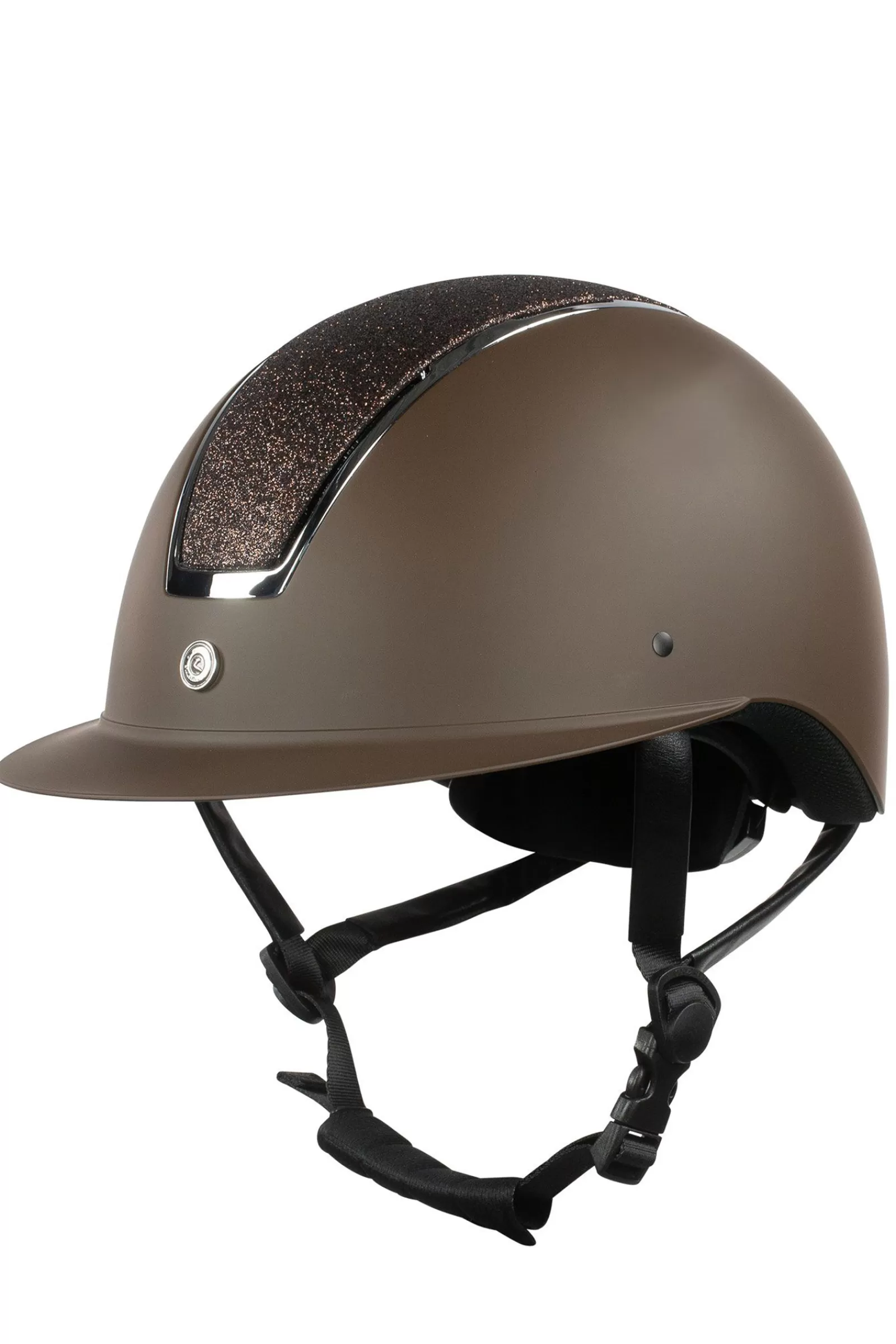 Club Apparel*horze Monarch Metallic Glitter Helmet Dark Brown/Dark Brown