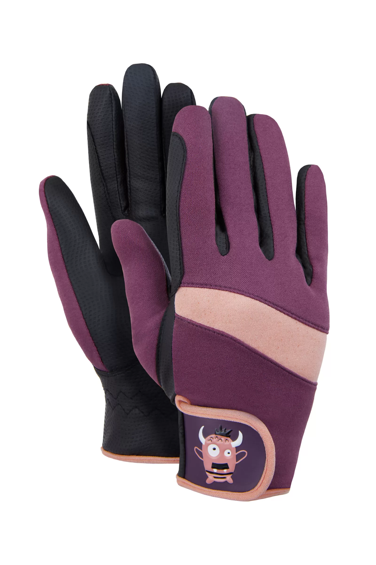 Kids Riding Gloves*horze Monster Kids Riding Gloves Fig