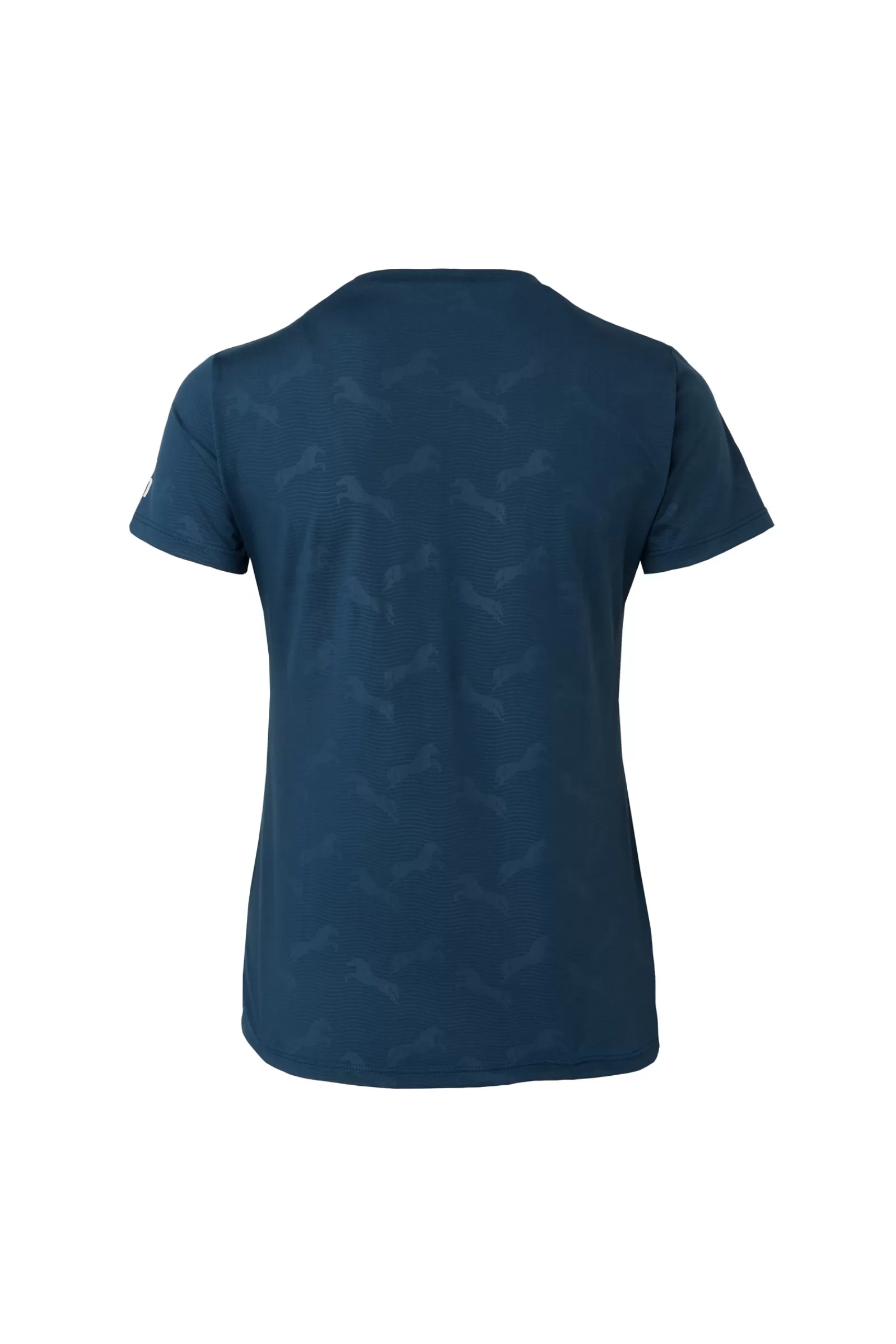 Tops & T-Shirts*horze Nina Women'S Functional T-Shirt With Horse Print Reflecting Pond Blue