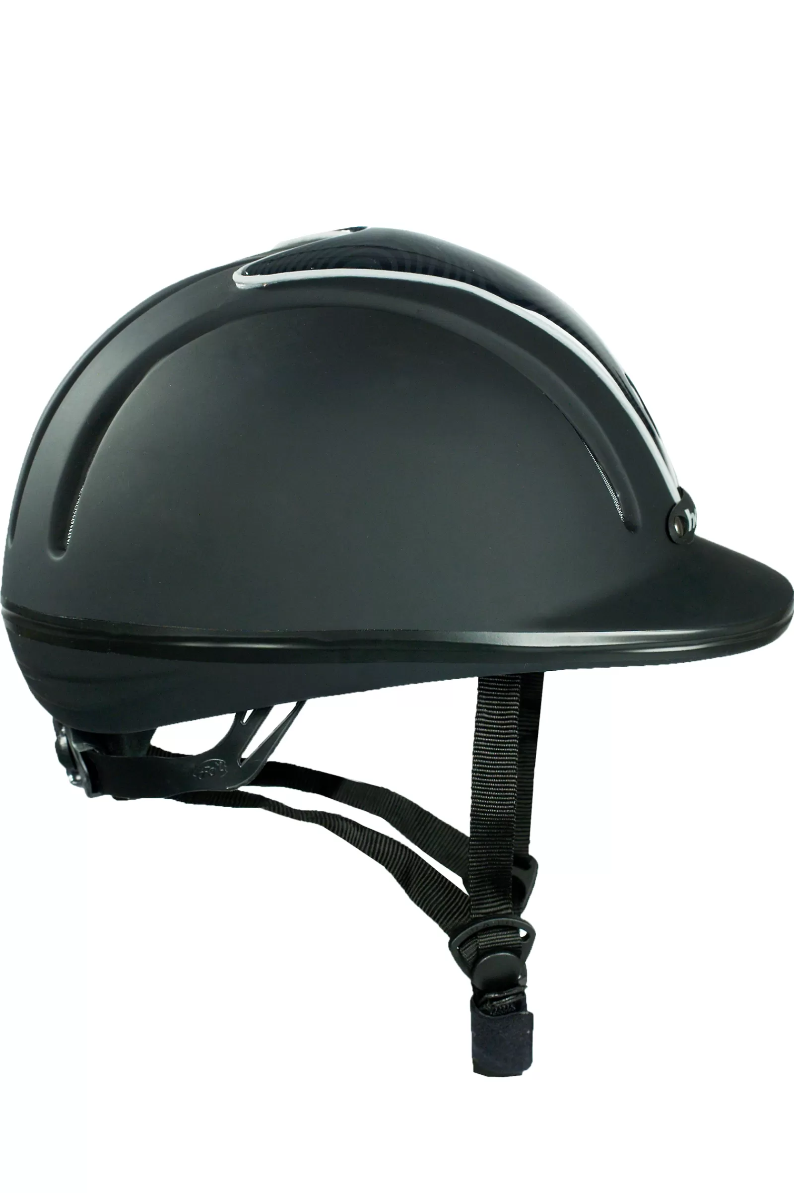 Club Apparel*horze Pacific Defenze Adjustable Riding Helmet Black/Black