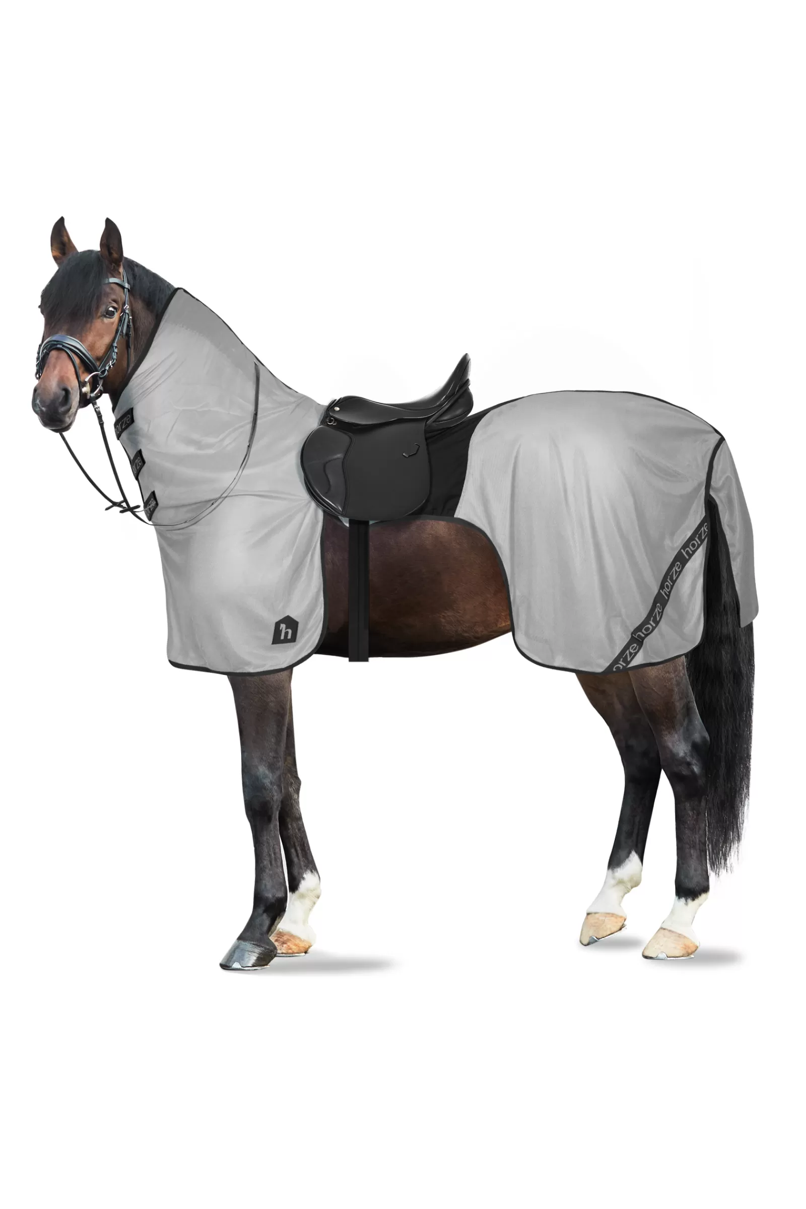 horze Paso Fino Riding Fly Rug With Detachable Neck And Uv Protection> Fly Rugs