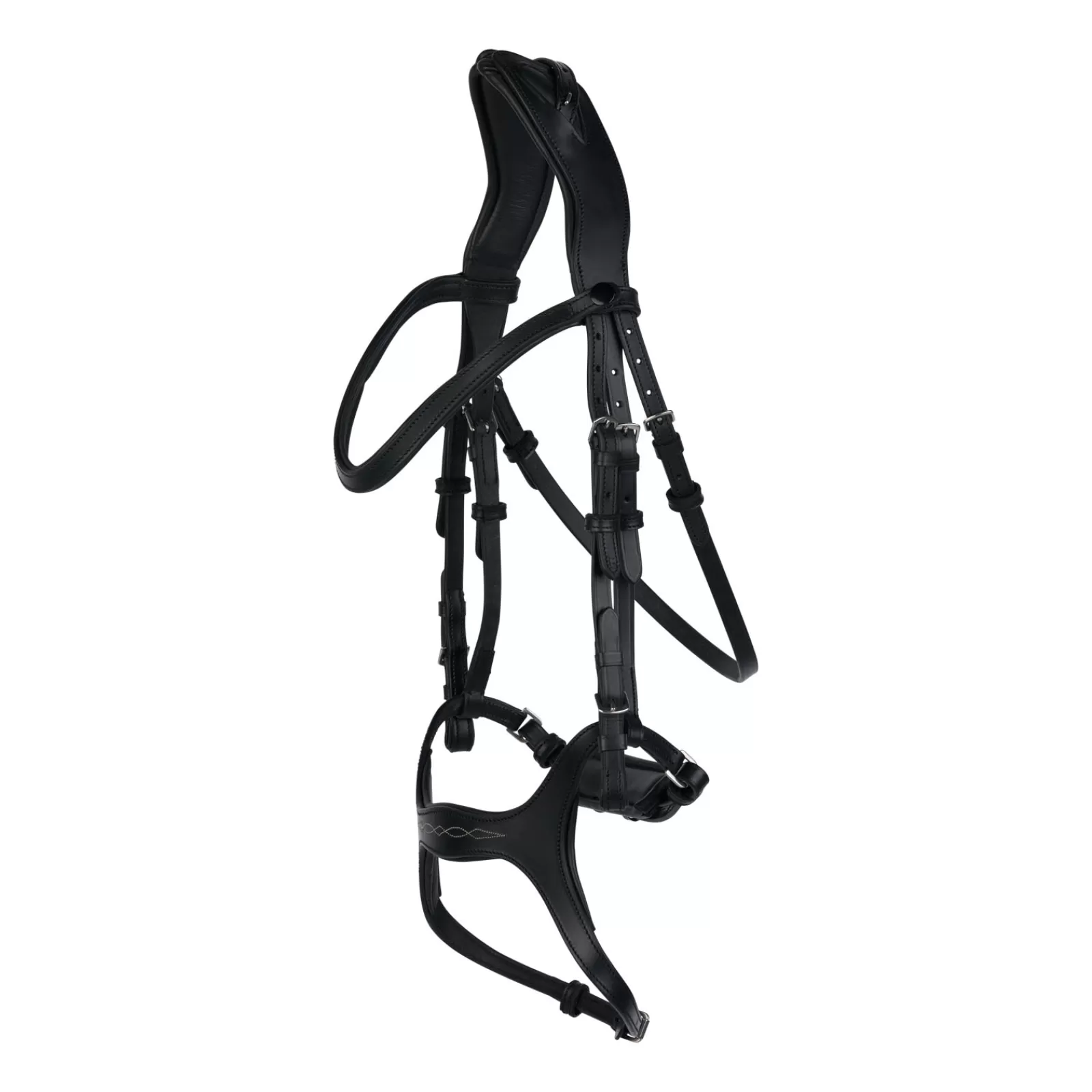 horze Peckham Anatomic Bridle With Embroidery> Bridles & Nosebands