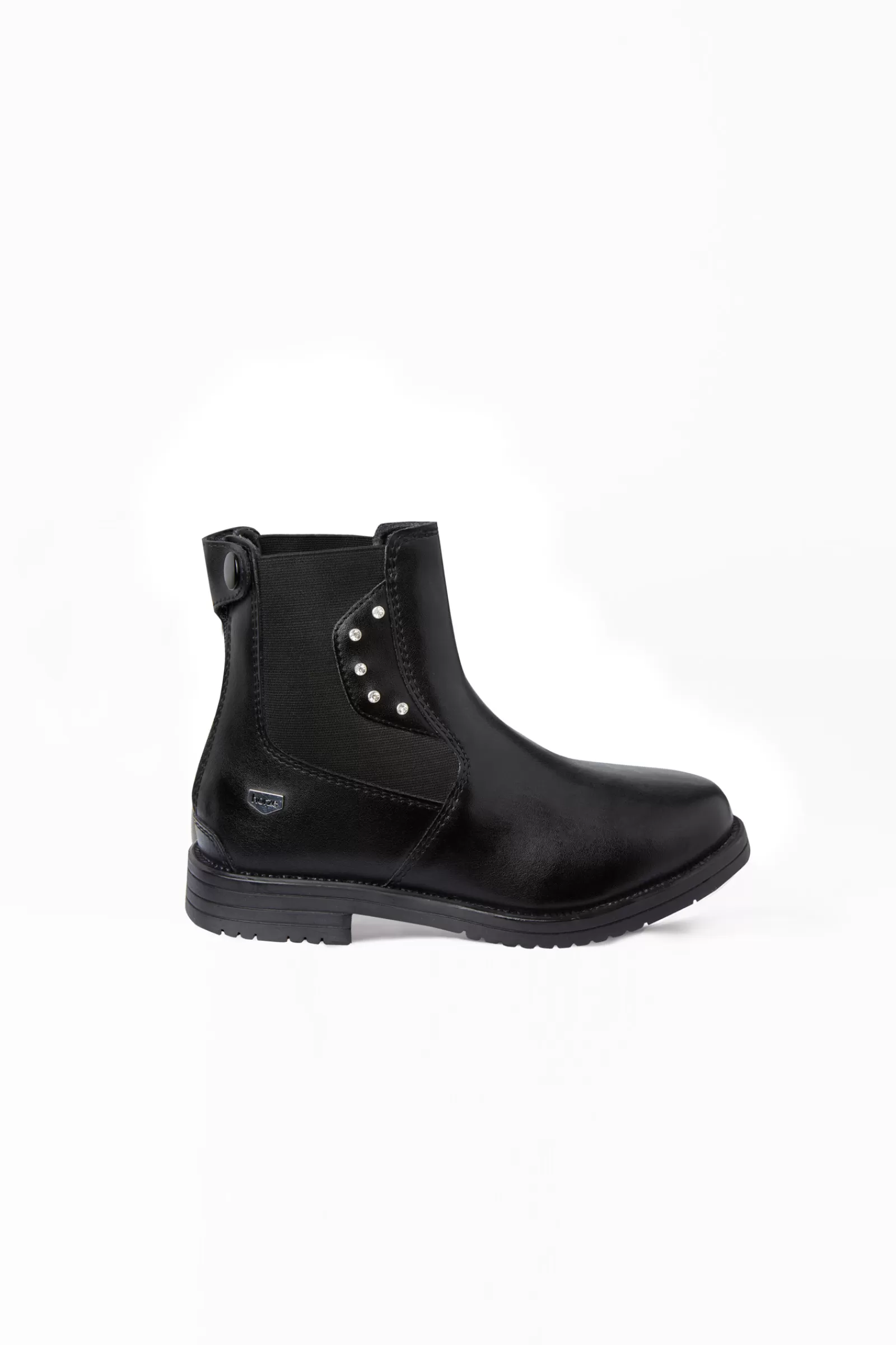 Kids Jodhpur Boots*horze Portland Kids' Jodhpur Boots With Crystals Black