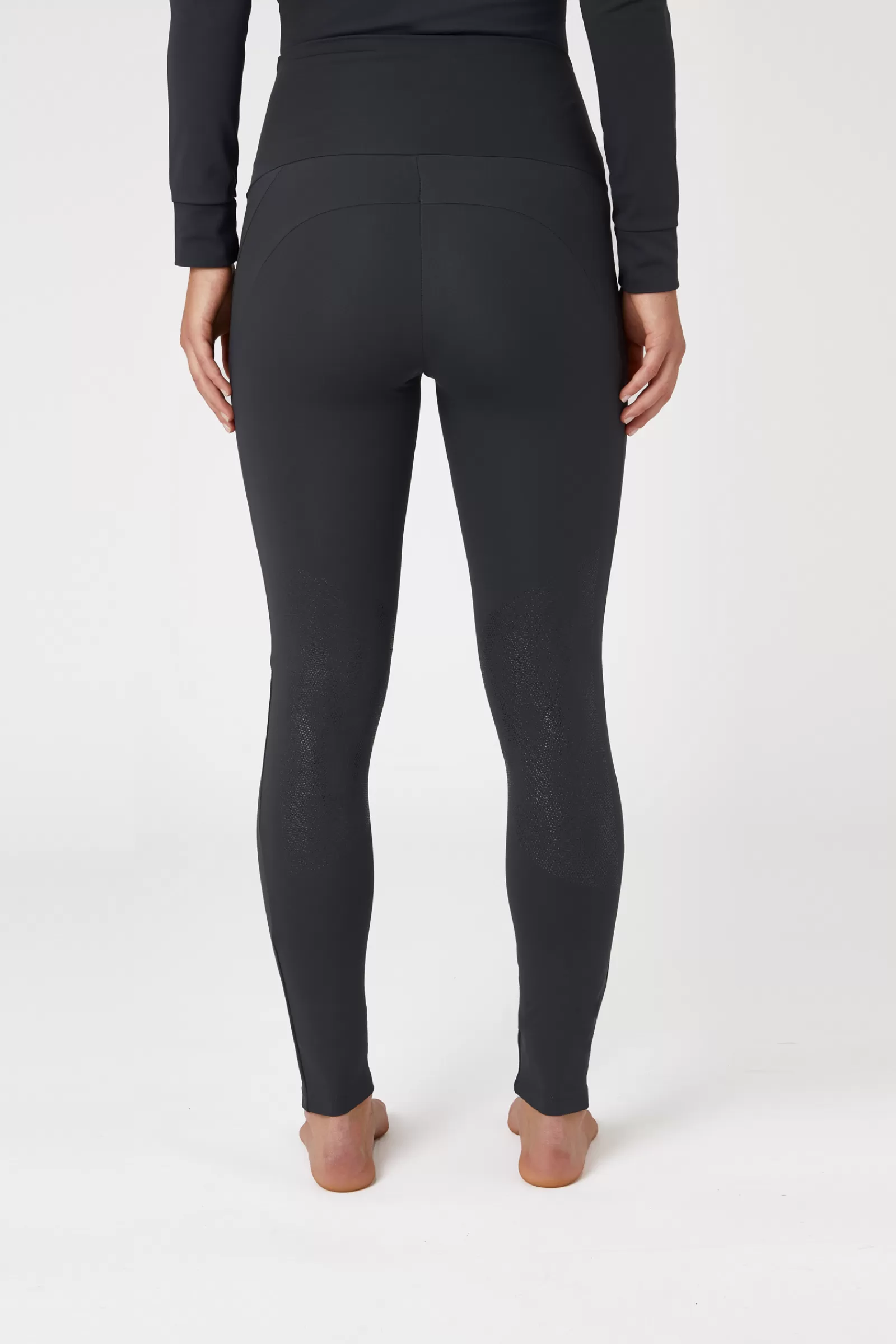 Riding Tights*horze Raquel Women'S Knee Patch Riding Tights With Phone Pockets Dark Navy