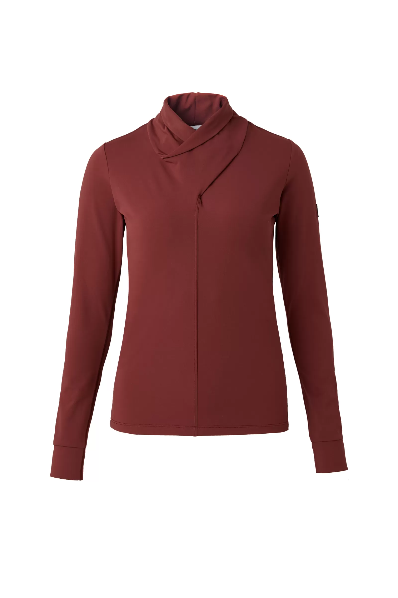 Tops & T-Shirts*horze Raquel Women'S Training Shirt With High Neck Merlot Wine Red