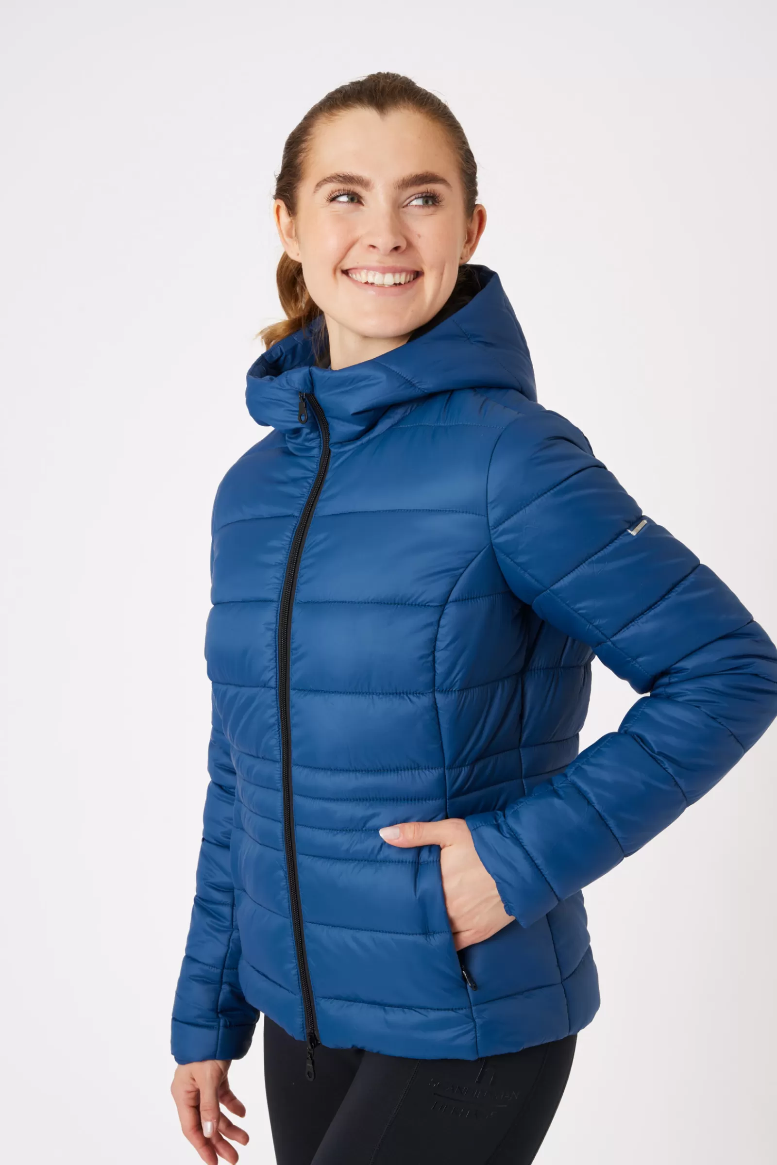 Club Apparel*horze Rea Light Padded Women'S Riding Jacket Opal Blue