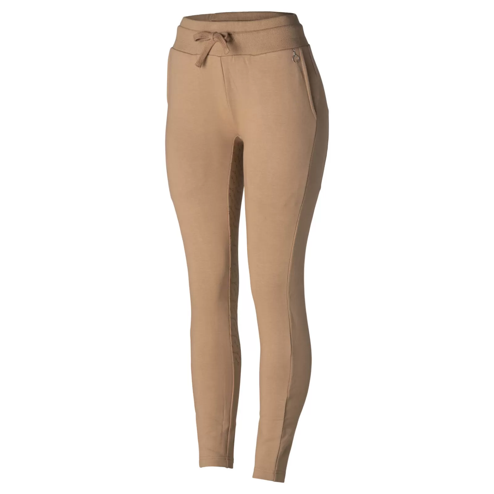 Riding Tights*horze Sara Women'S Organic Cotton Silicone Full Seat Tights Chantarelle Beige
