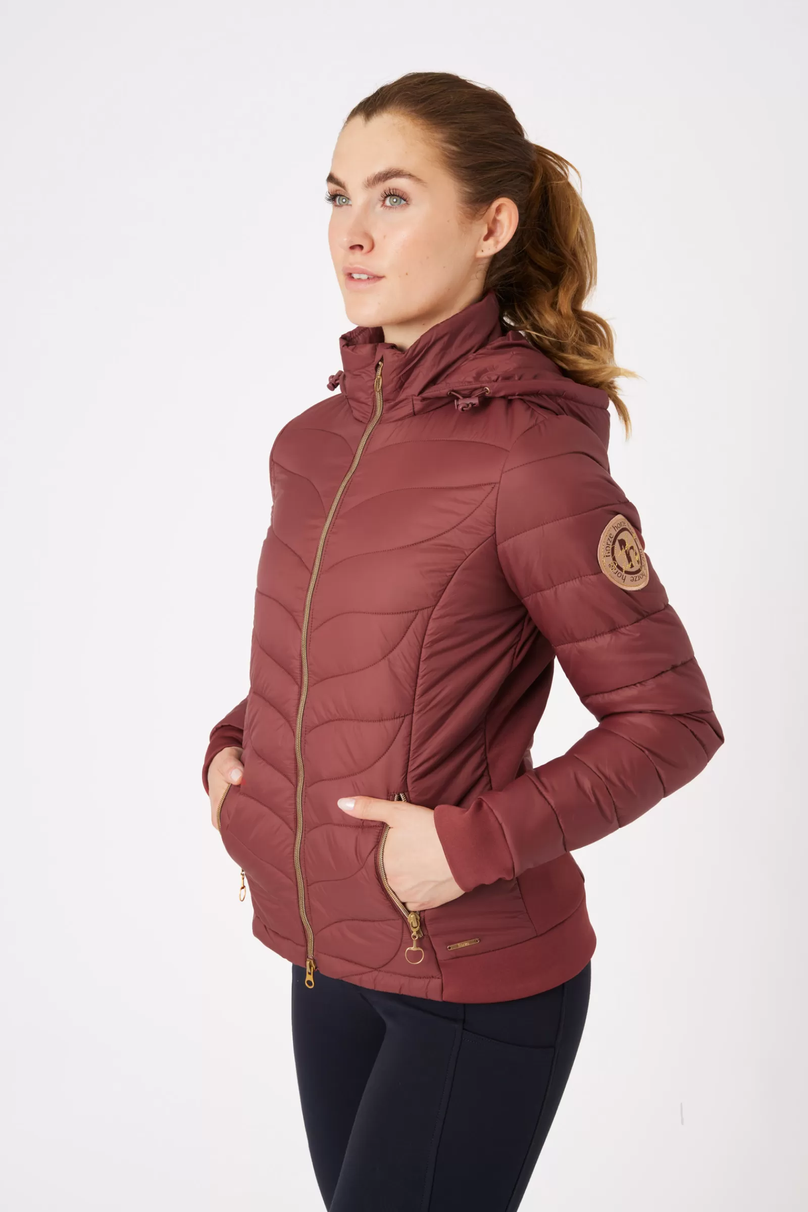 Coats & Jackets*horze Shannon Lightweight Padded Women'S Riding Jacket Smoked Paprika