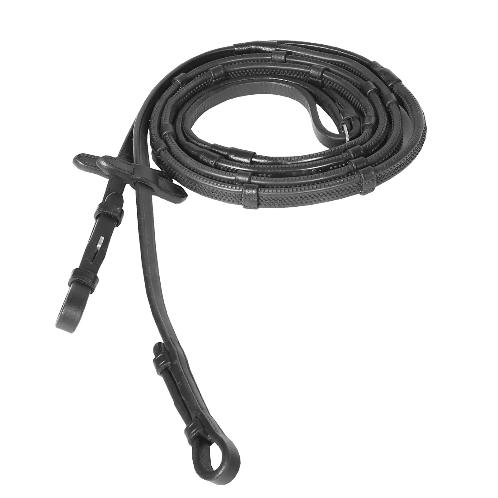 horze Soft Grip Rubber Reins W/Stoppers> Reins