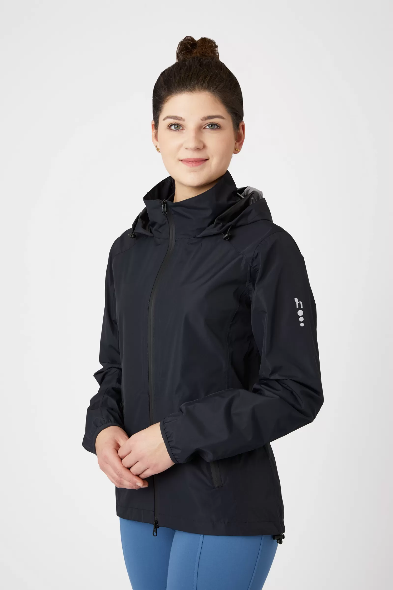 Rain Clothing*horze Stella Women'S Rain Riding Jacket Dark Navy