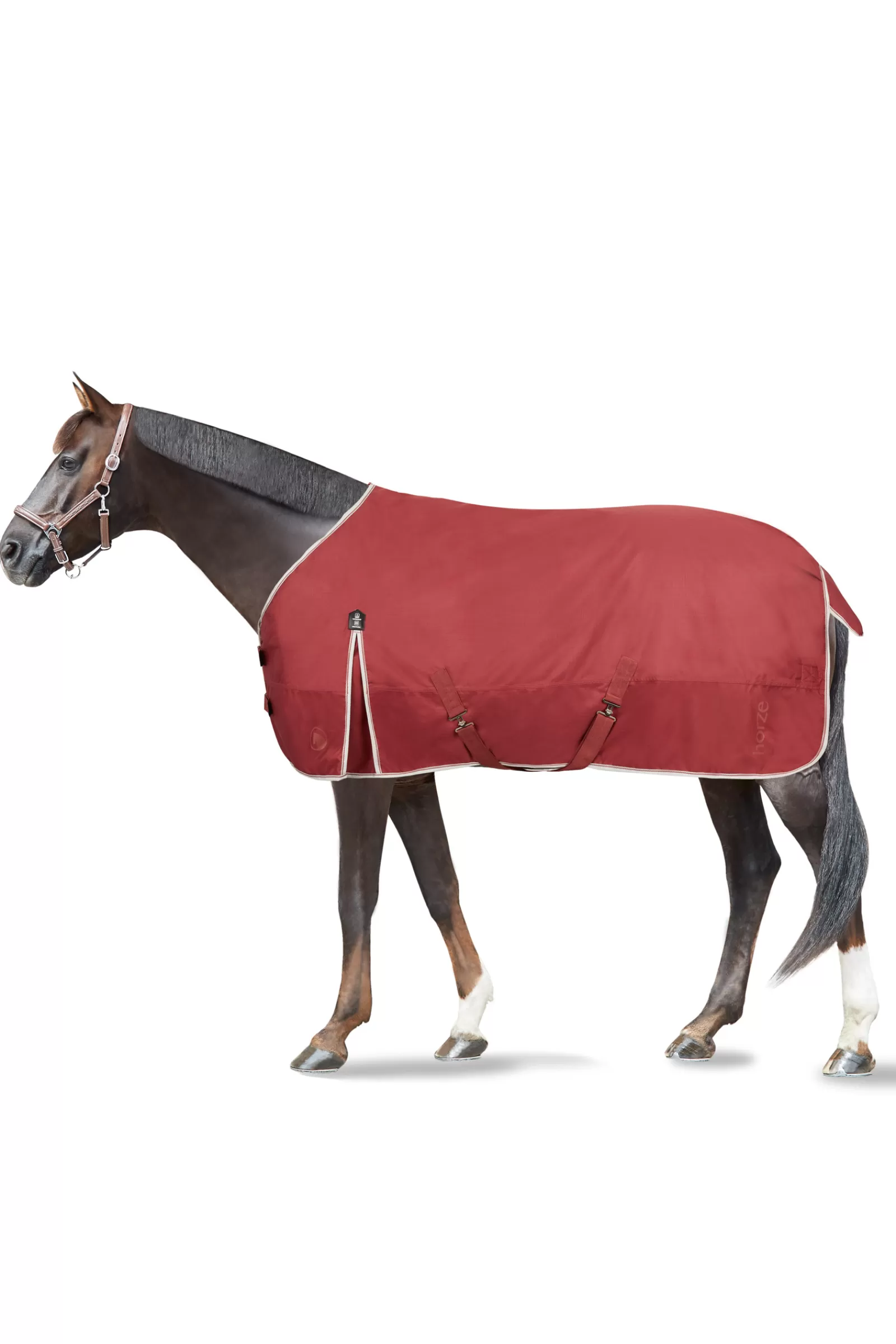 horze Sudbury 2-In-1 Turnout Rug, 50G, 100G> Lightweight Turnout Rugs