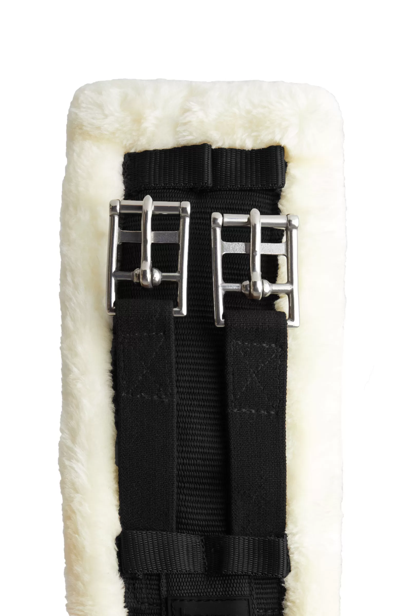 horze Tartu Neoprene Dressage Girth With Fixed Faux Fur> Girths